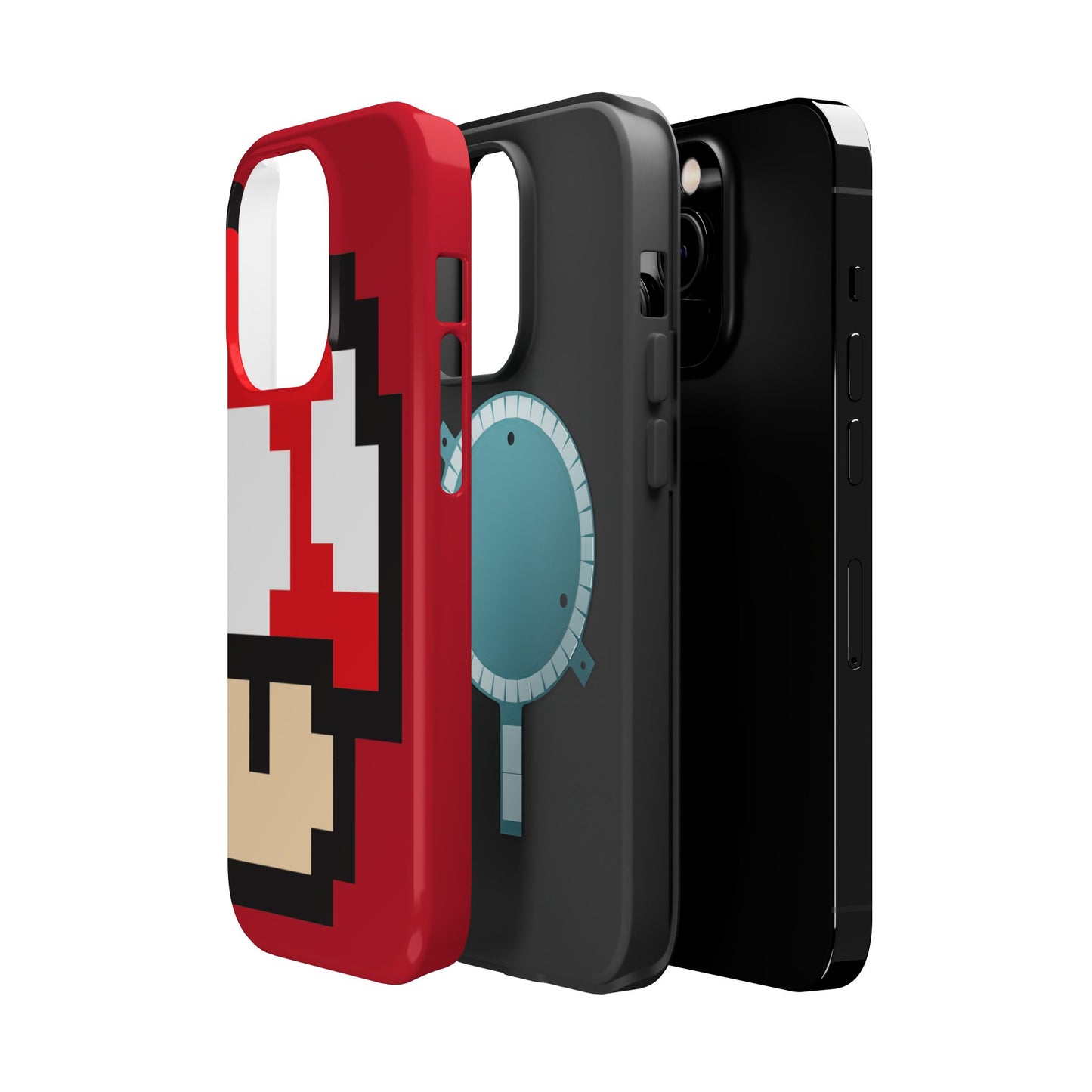 MagSafe Tough Mario Red Case | iPhone 15, 14, 13 | Perfect Unique Valentine's Day Gift for Gamer