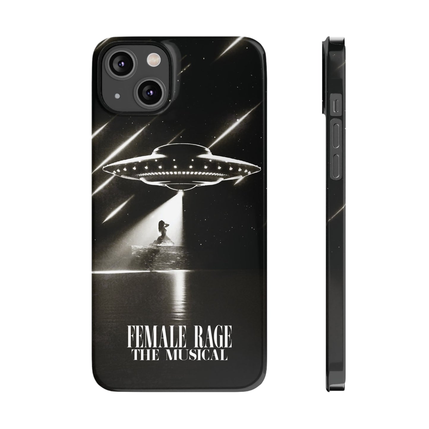 Custom Slim iPhone Cases | DOWN BAD OVNI Personalized Name | iPhone Pro, Plus, Pro Max 15 to 7 | Perfect Unique Present Swiftie Fan Gift