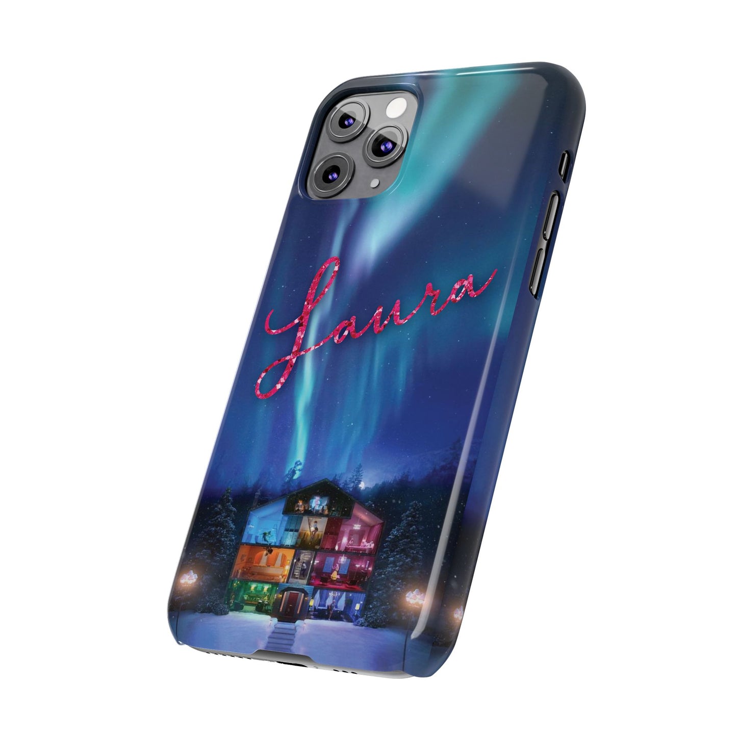 Custom Slim iPhone Cases | LOVER HOUSE Personalized Name | iPhone Mini, Pro, Plus, Pro Max 15 to 7 | Perfect Unique Present Swiftie Fan Gift