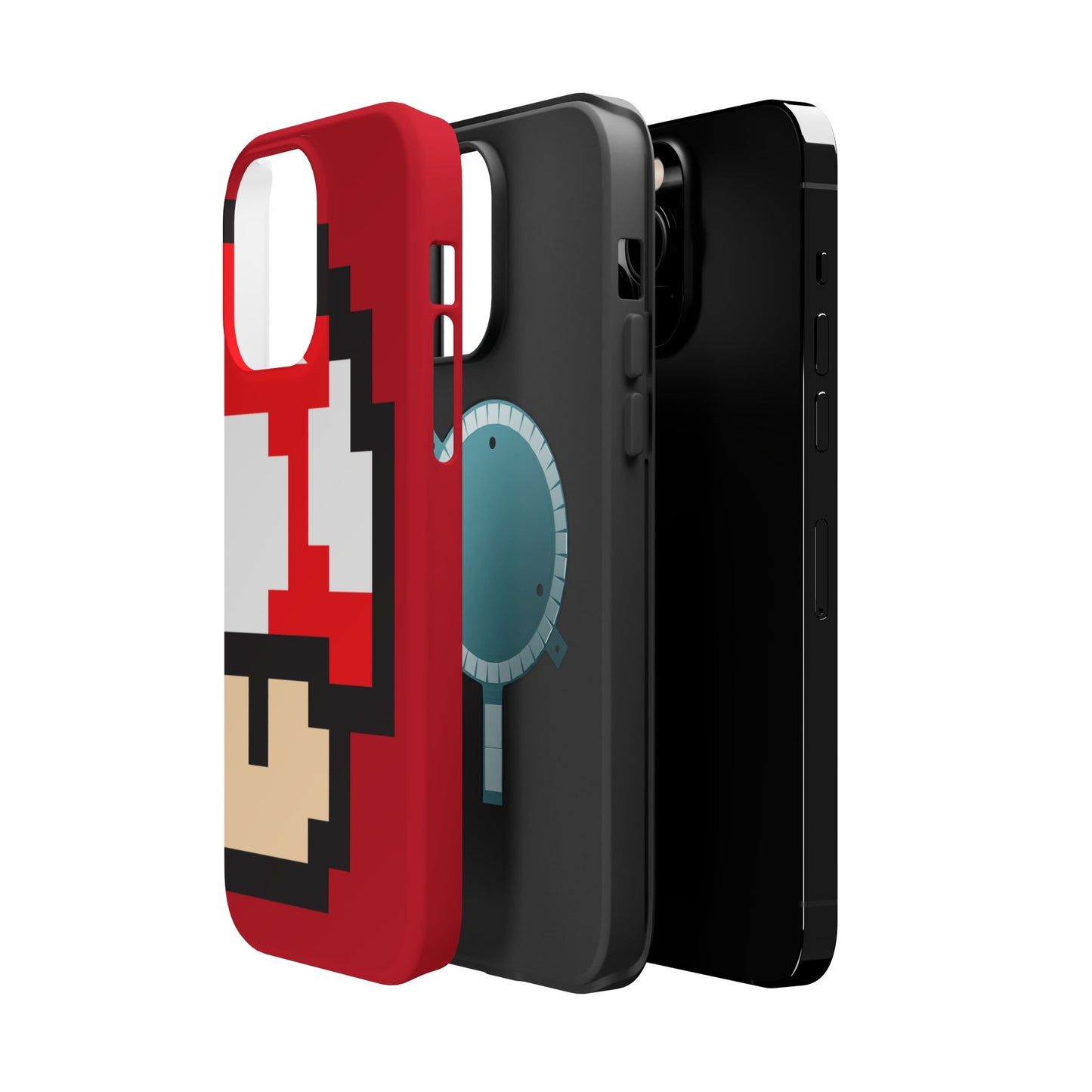 MagSafe Tough Mario Red Case | iPhone 15, 14, 13 | Perfect Unique Valentine's Day Gift for Gamer