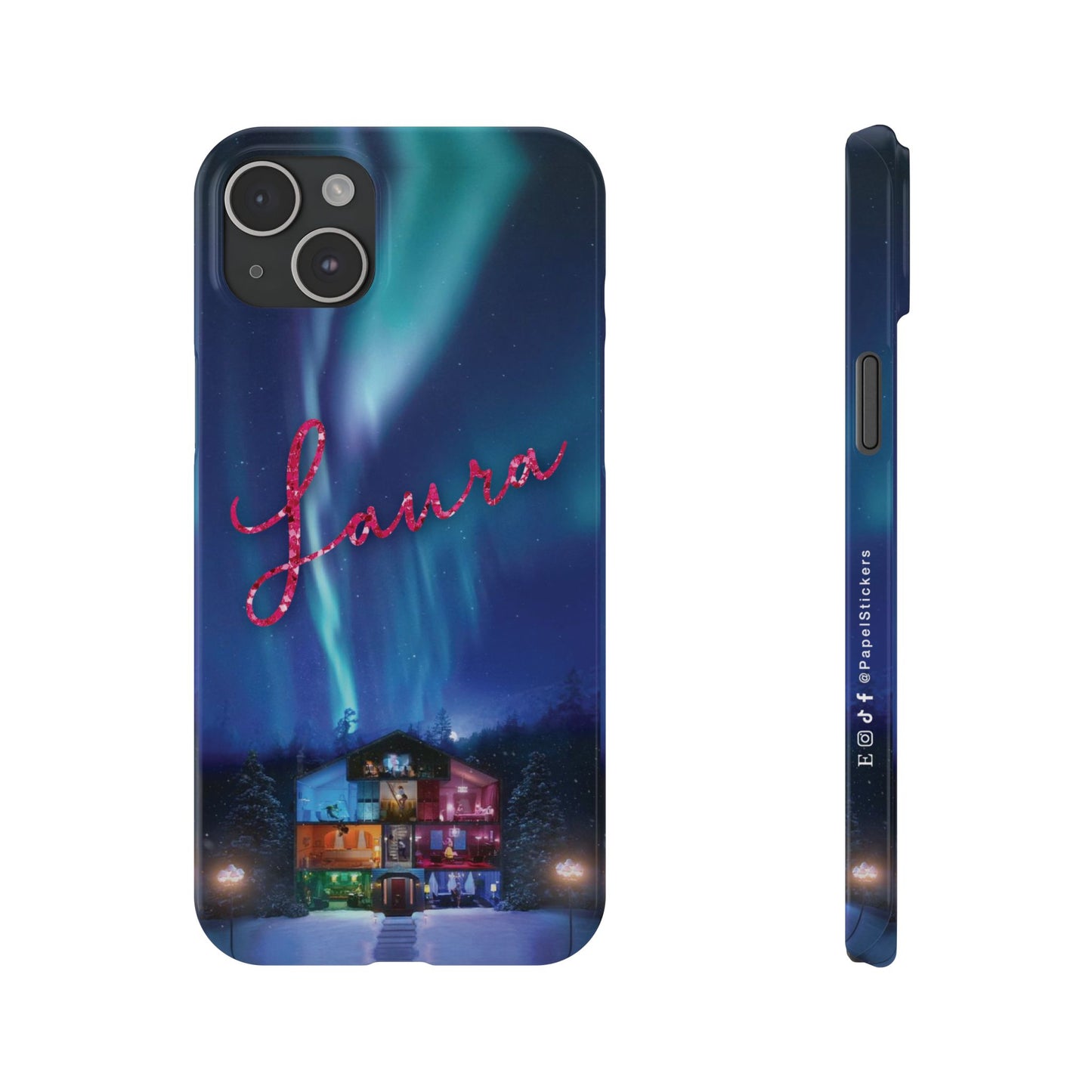 Custom Slim iPhone Cases | LOVER HOUSE Personalized Name | iPhone Mini, Pro, Plus, Pro Max 15 to 7 | Perfect Unique Present Swiftie Fan Gift