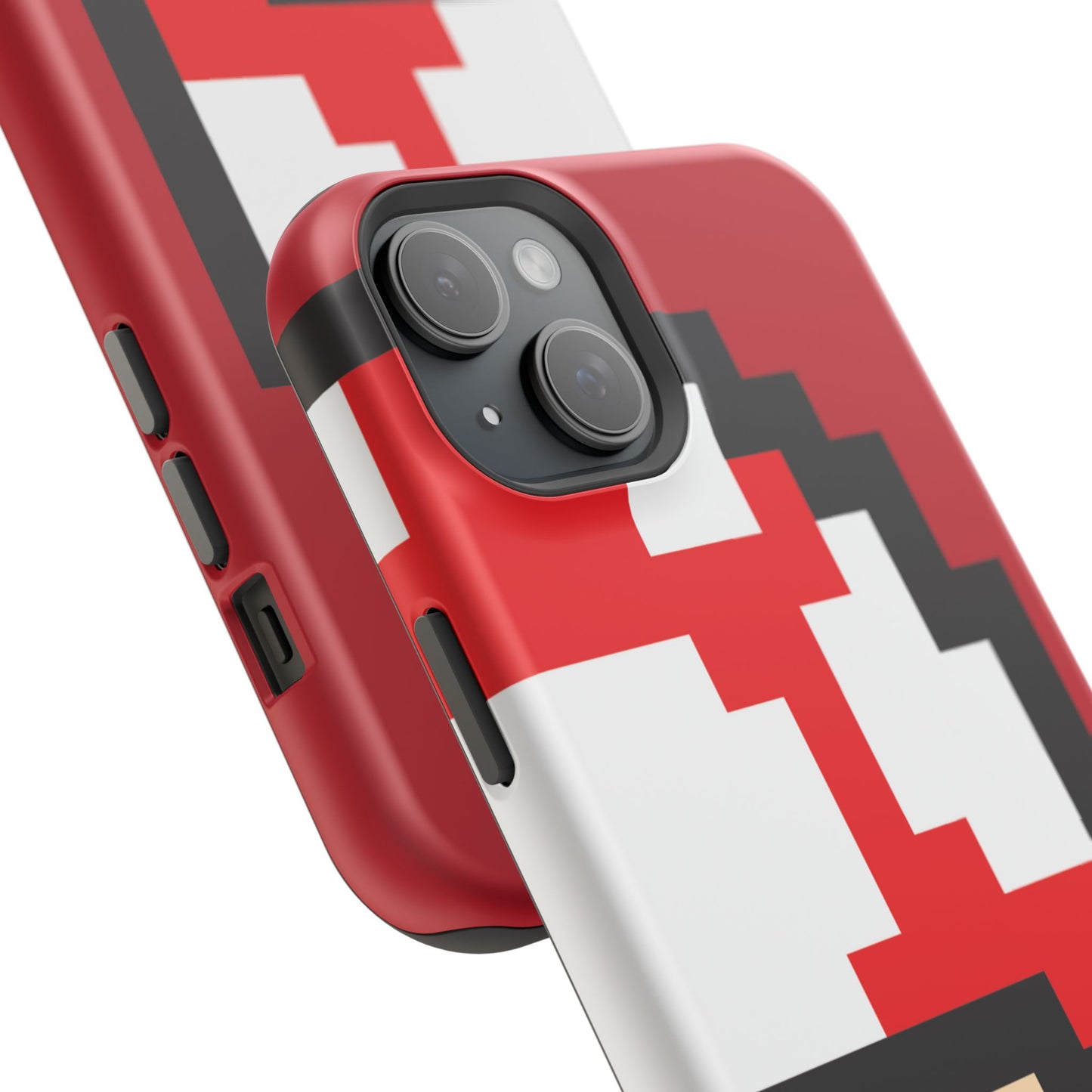 MagSafe Tough Mario Red Case | iPhone 15, 14, 13 | Perfect Unique Valentine's Day Gift for Gamer
