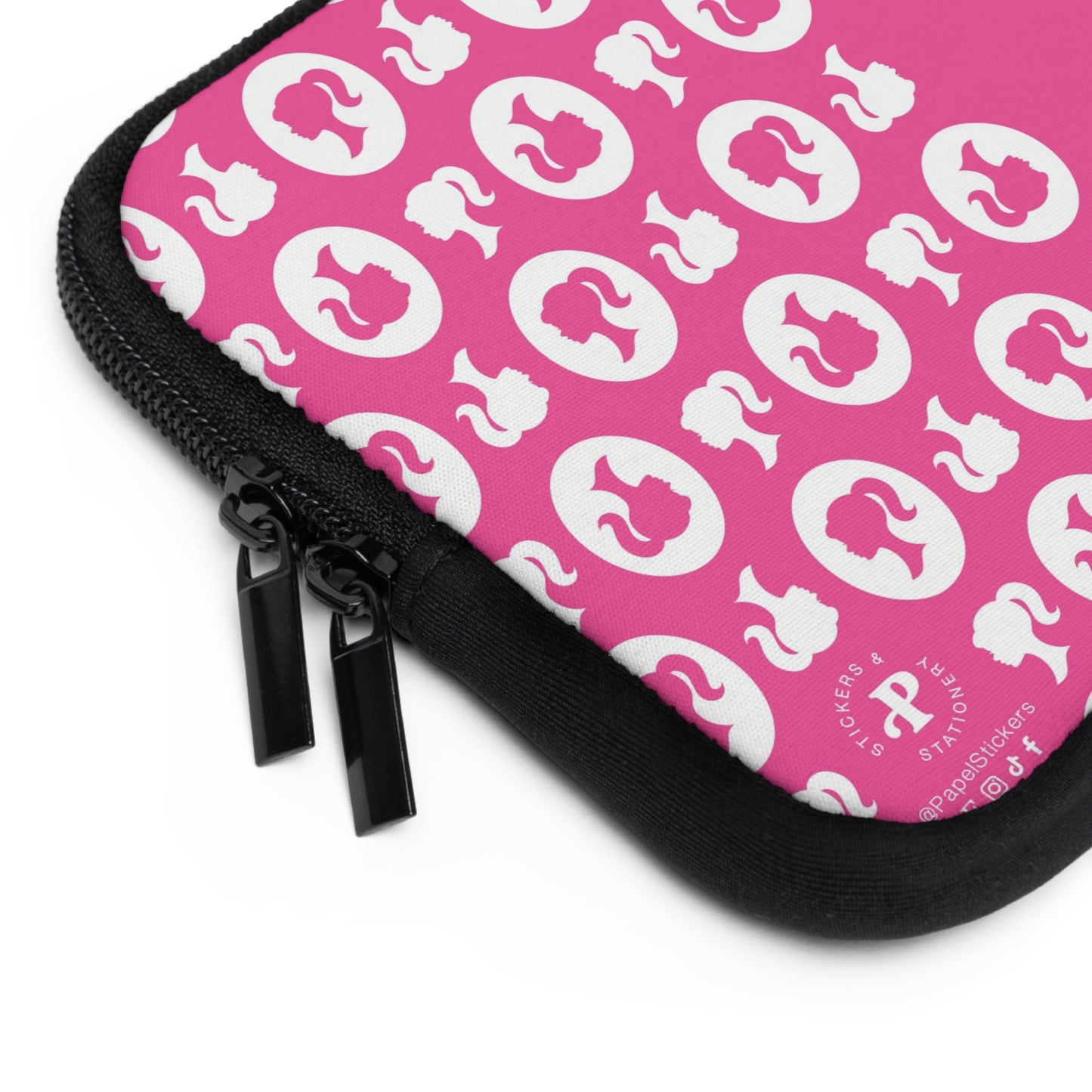 Barbie/Kate Spade inspired Hot Pink Laptop Sleeve | 7", 10", 13", 15", and 17" | Unique Mother's Day Gift | Custom Teacher Appreciation Gift