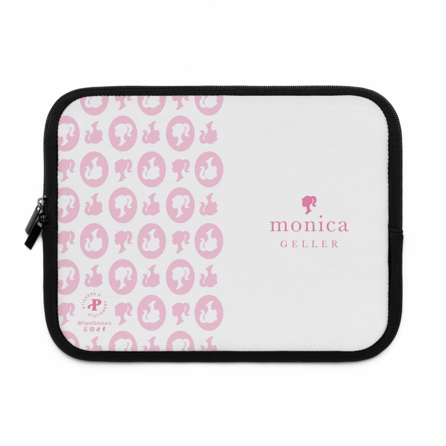 Barbie/Kate Spade inspired Pink Laptop Sleeve | 7", 10", 13", 15", and 17" | Unique Mother's Day Gift | Custom Teacher Appreciation Gift