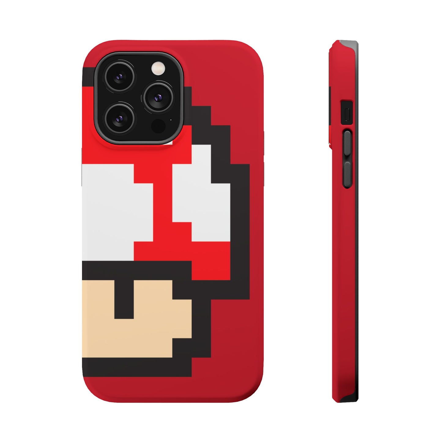 MagSafe Tough Mario Red Case | iPhone 15, 14, 13 | Perfect Unique Valentine's Day Gift for Gamer