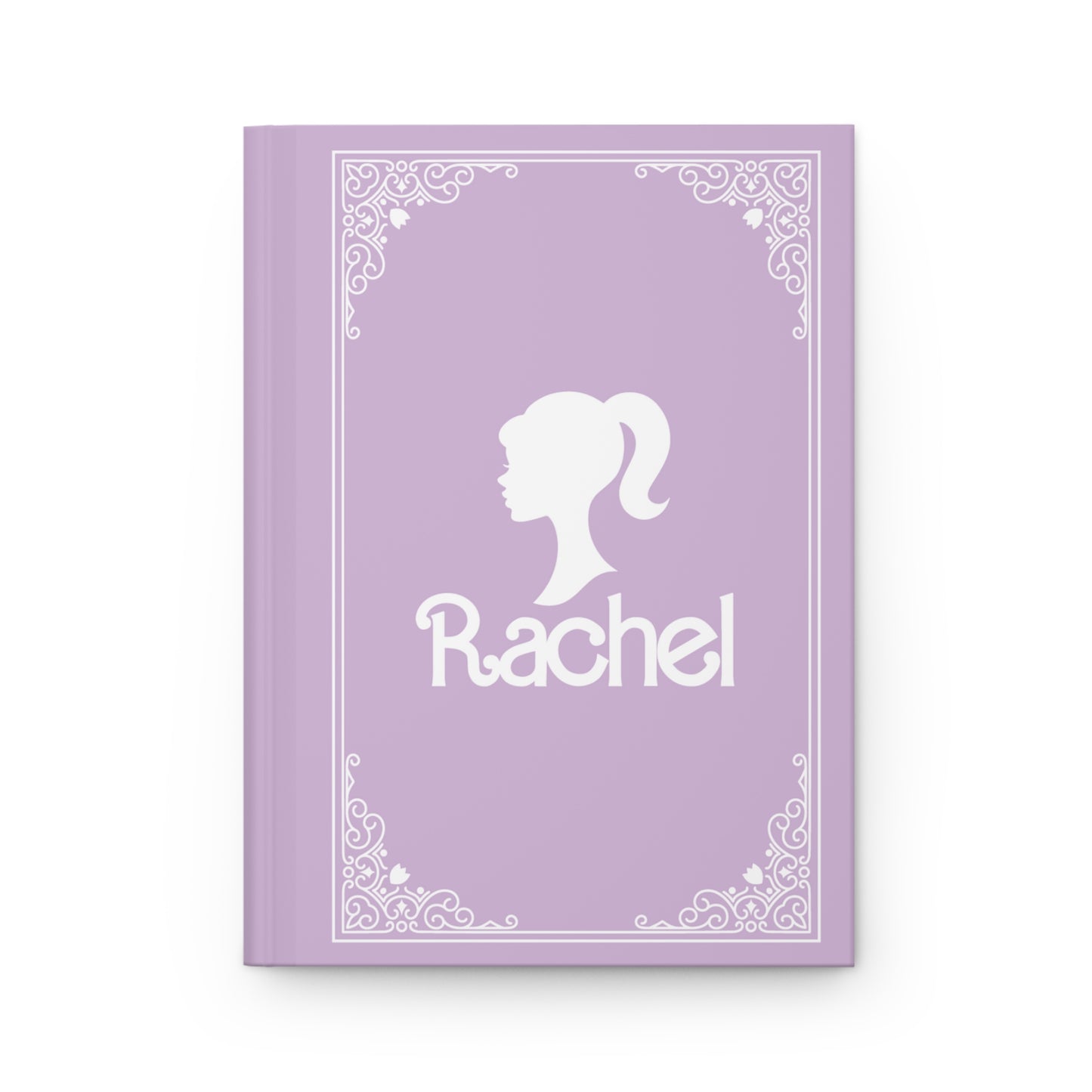 PERSONALIZED Hardcover Journal Matte, Pastel Purple, BARBIE inspired Fairytale Book Cover, Perfect Christmas Gift for Girls