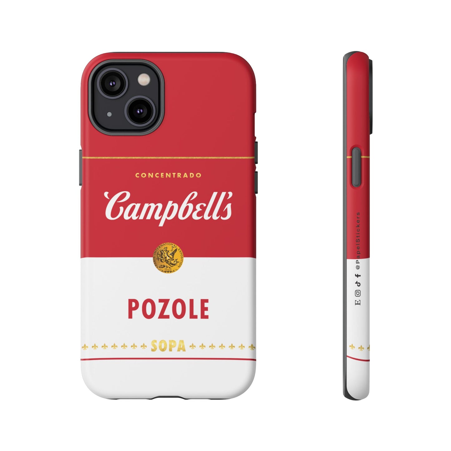 POZOLE RED Can Soup Tough iPhone Cases | iPhone 15, 14, 13, 12-7 | Unique Perfect Mother's Day Gift Wife, Girlfriend, Best Friend