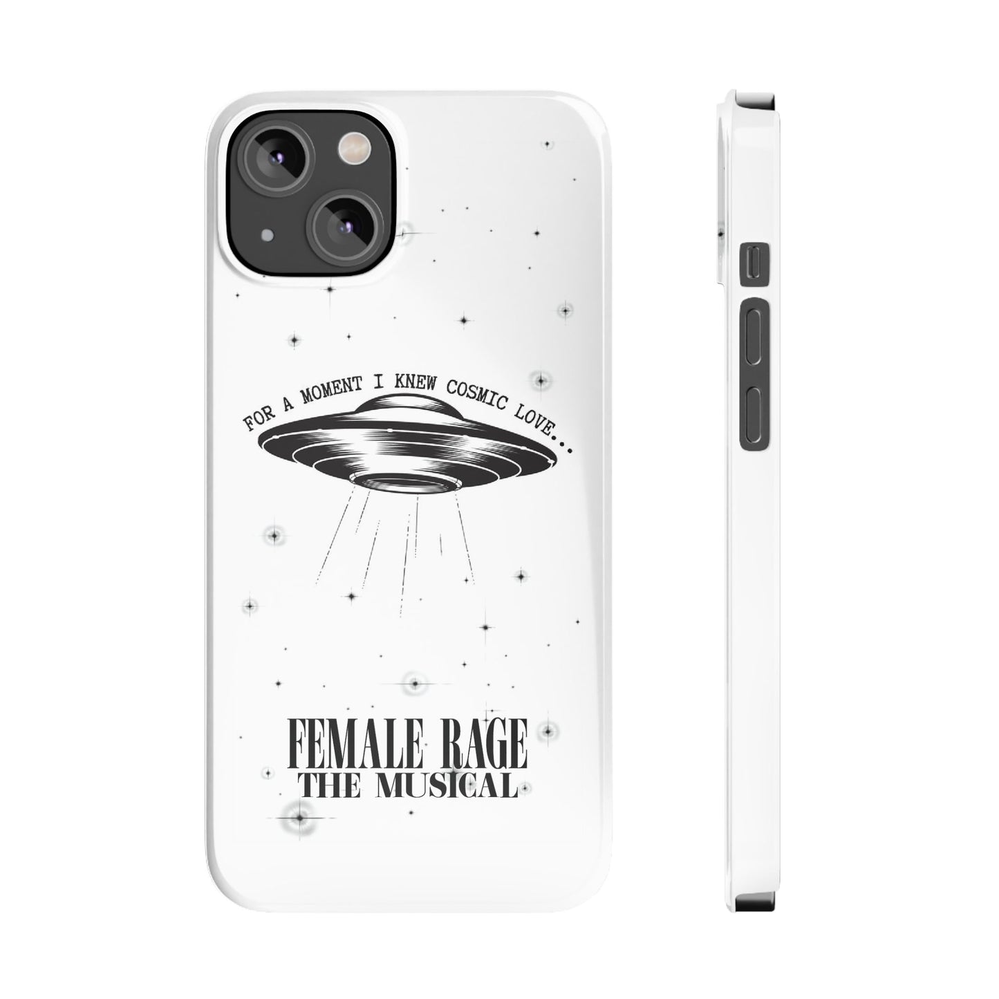 Custom Slim iPhone Cases | I knew COSMIC LOVE Personalized Name | iPhone Pro, Plus, Pro Max 15 to 7 | Unique Present Swiftie Fan Gift