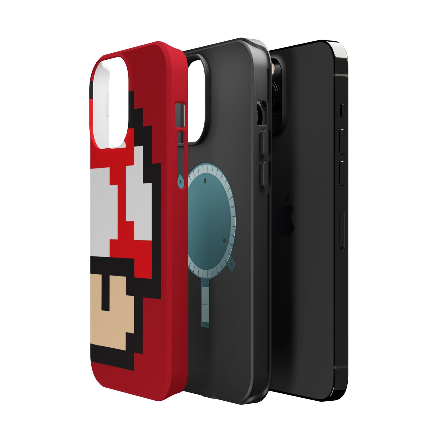 MagSafe Tough Mario Red Case | iPhone 15, 14, 13 | Perfect Unique Valentine's Day Gift for Gamer