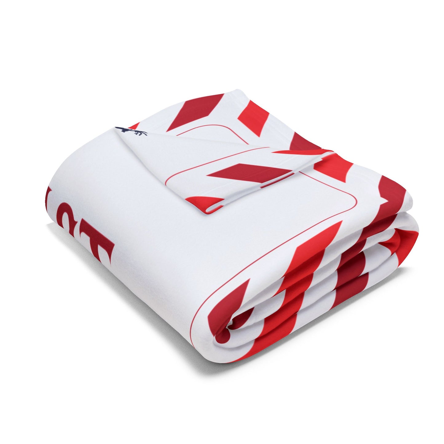 NICE LIST Announcement Personalized Fleece BLANKET | Custom Name Certificate | Candy Cane Frame, Gold Santa Seal | 30x40", 50x60" and 60x80"
