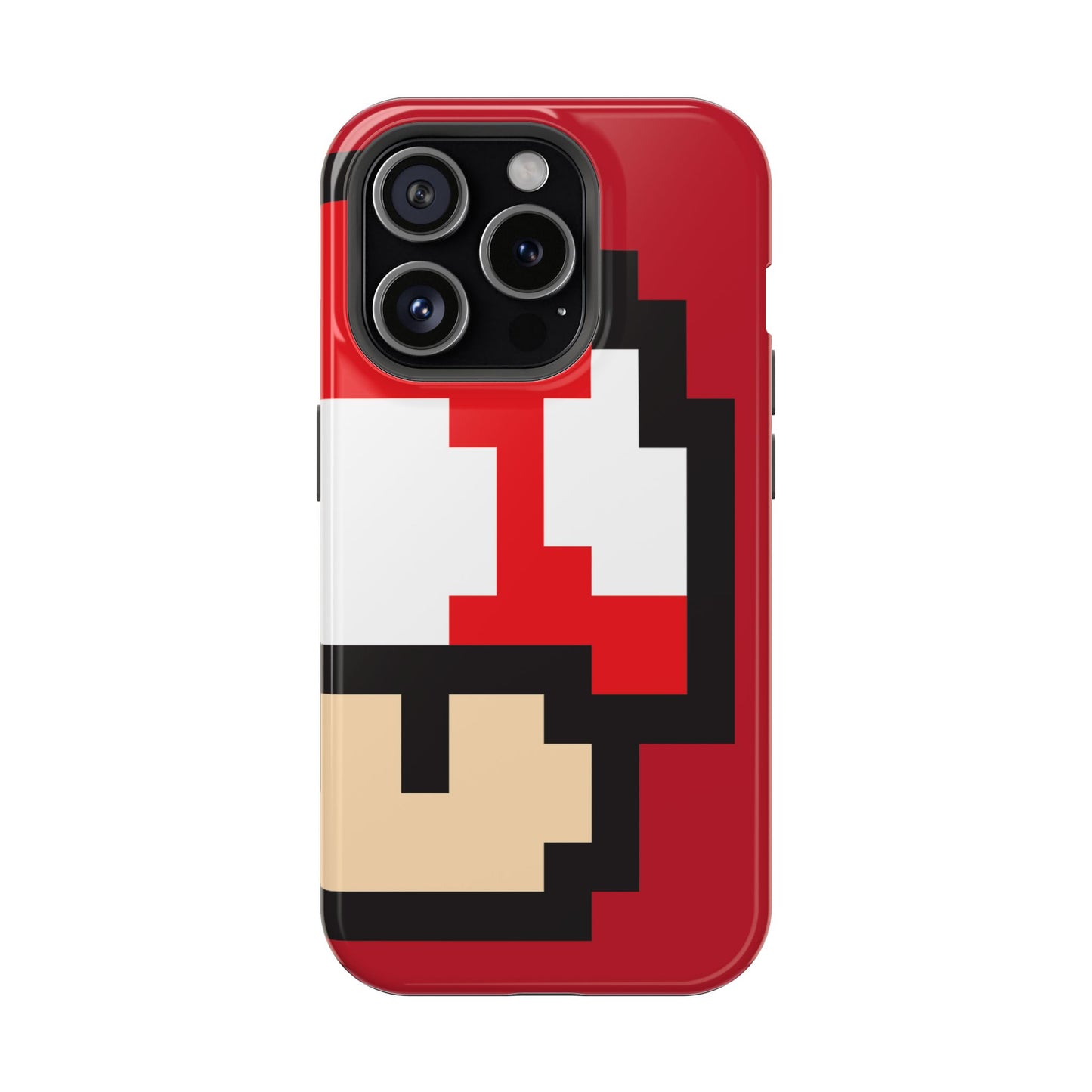 MagSafe Tough Mario Red Case | iPhone 15, 14, 13 | Perfect Unique Valentine's Day Gift for Gamer