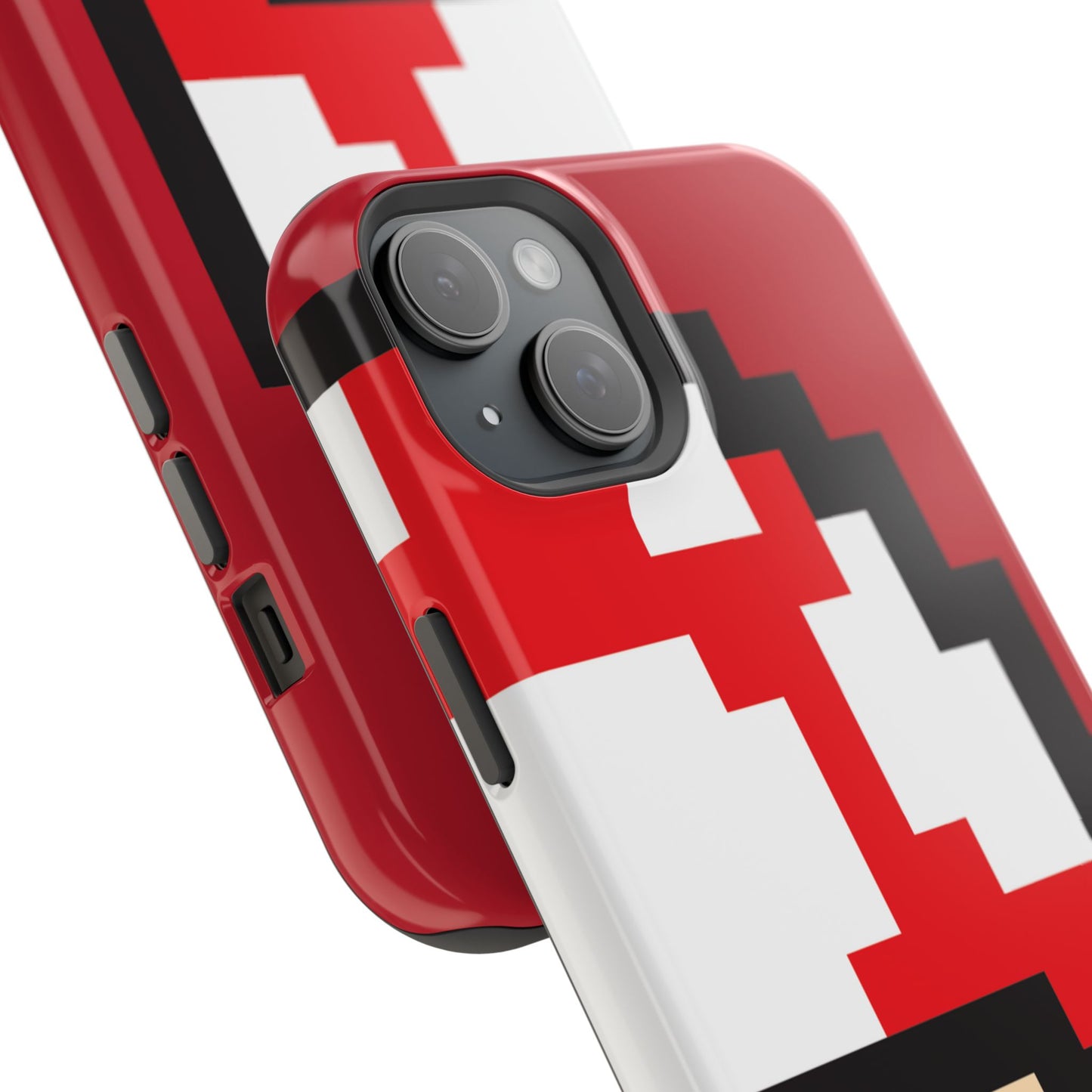 MagSafe Tough Mario Red Case | iPhone 15, 14, 13 | Perfect Unique Valentine's Day Gift for Gamer