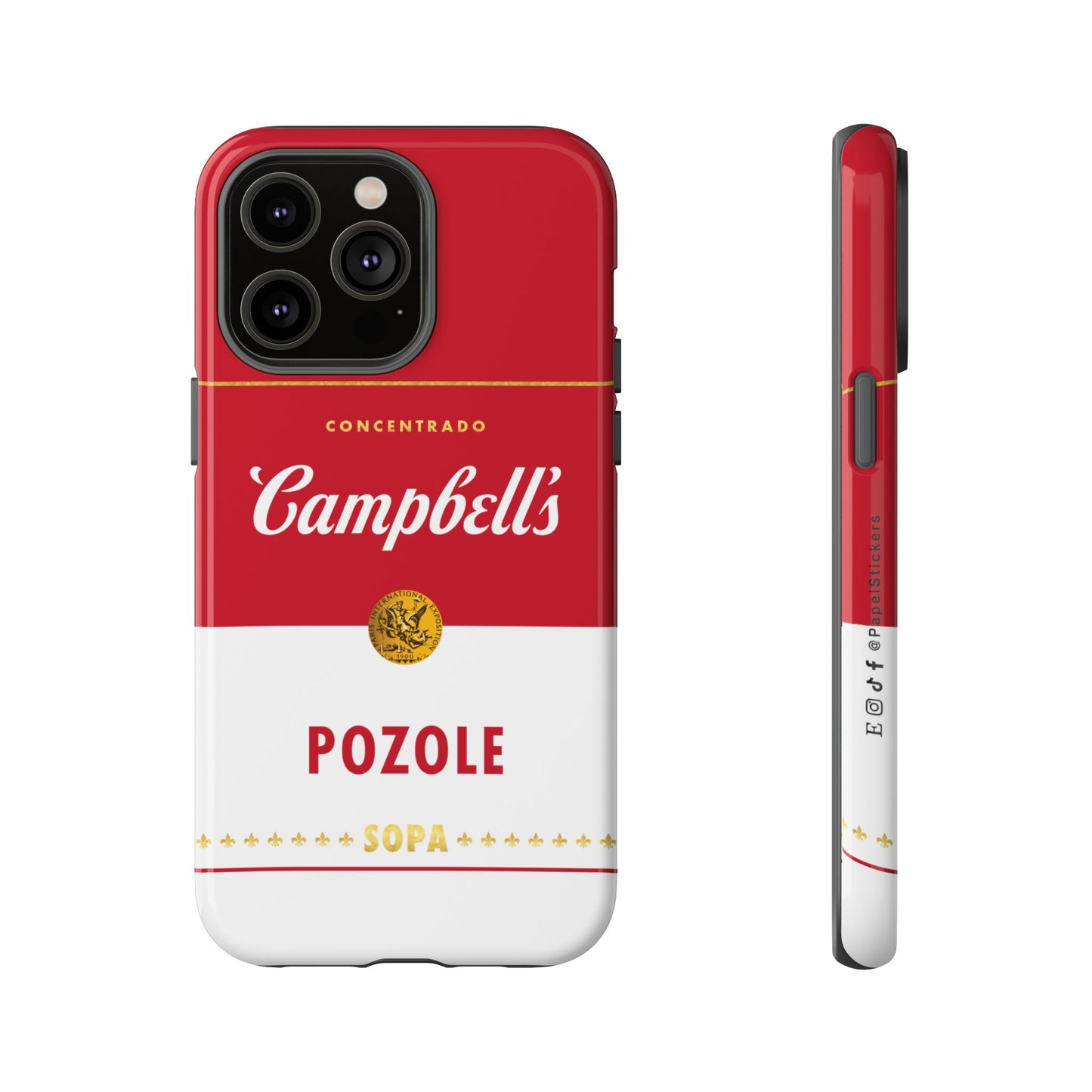POZOLE RED Can Soup Tough iPhone Cases | iPhone 15, 14, 13, 12-7 | Unique Perfect Mother's Day Gift Wife, Girlfriend, Best Friend