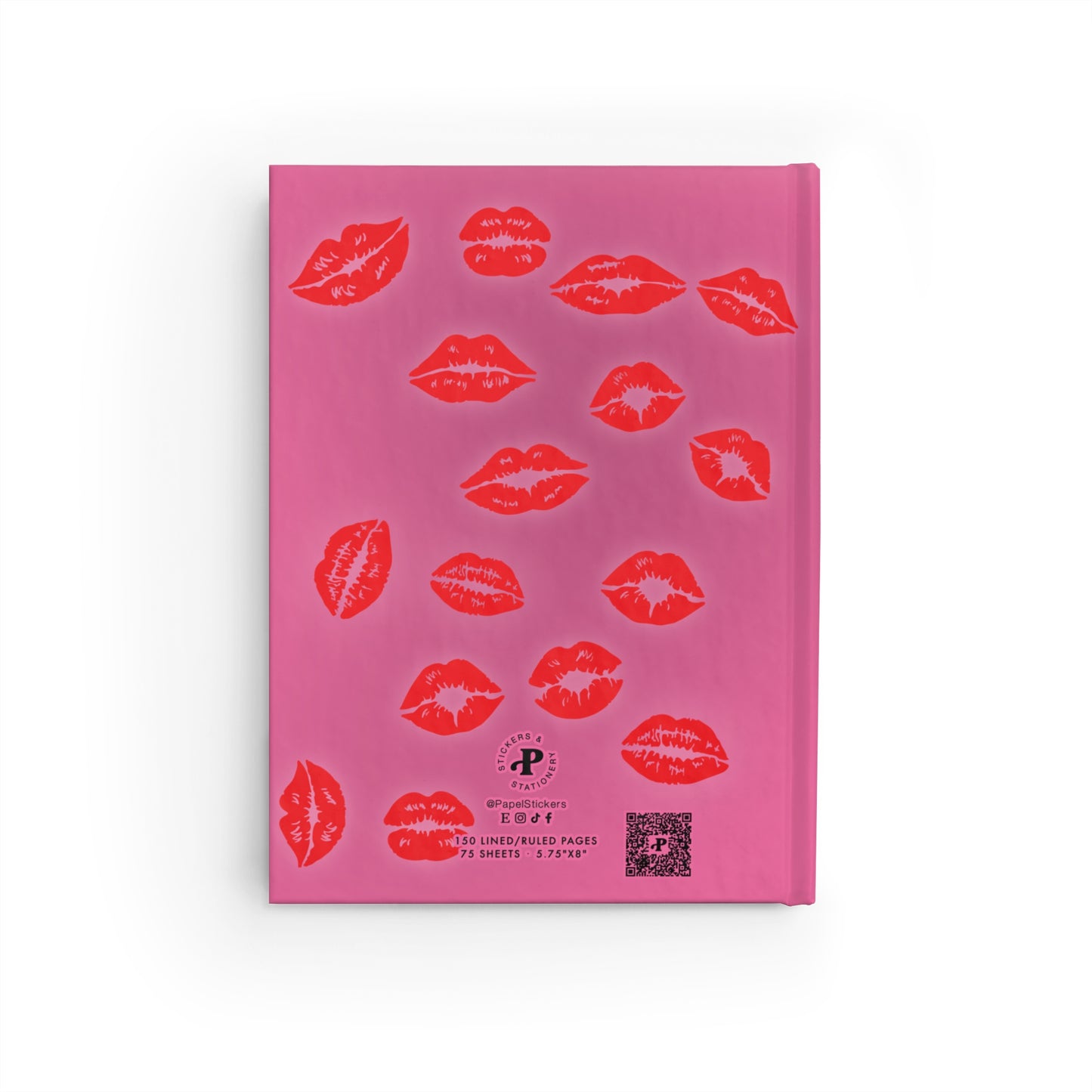BURN BOOK (Sketch Book) Hardcover Journal 5 x 7 inches, 128 blank pages (64 sheets), Regina George MEAN Girls Inspired Cover, Pink Notebook