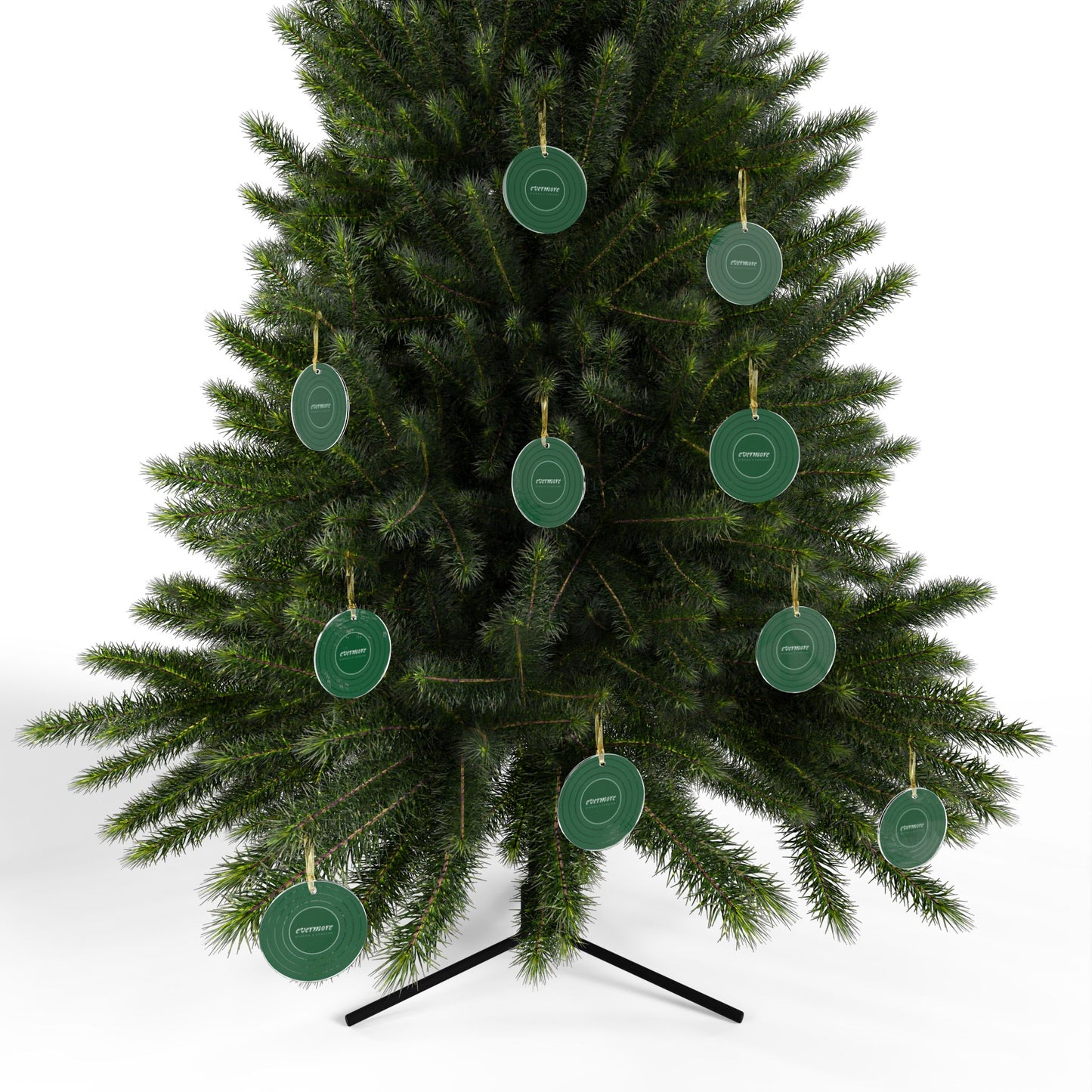 Personalized Acrylic Ornaments, EVERMORE Forest Green Vinyl Record | CUSTOM VERSION Name or Era | 4" x 4" | Swiftie Gift Fan Present