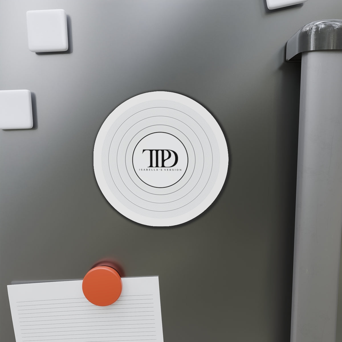 Personalized TTPD Die-Cut Magnets, CUSTOM VERSION's Name | 2", 3", 4", 5" & 6" round | Swiftie Proud Member of the Torture Poets Department