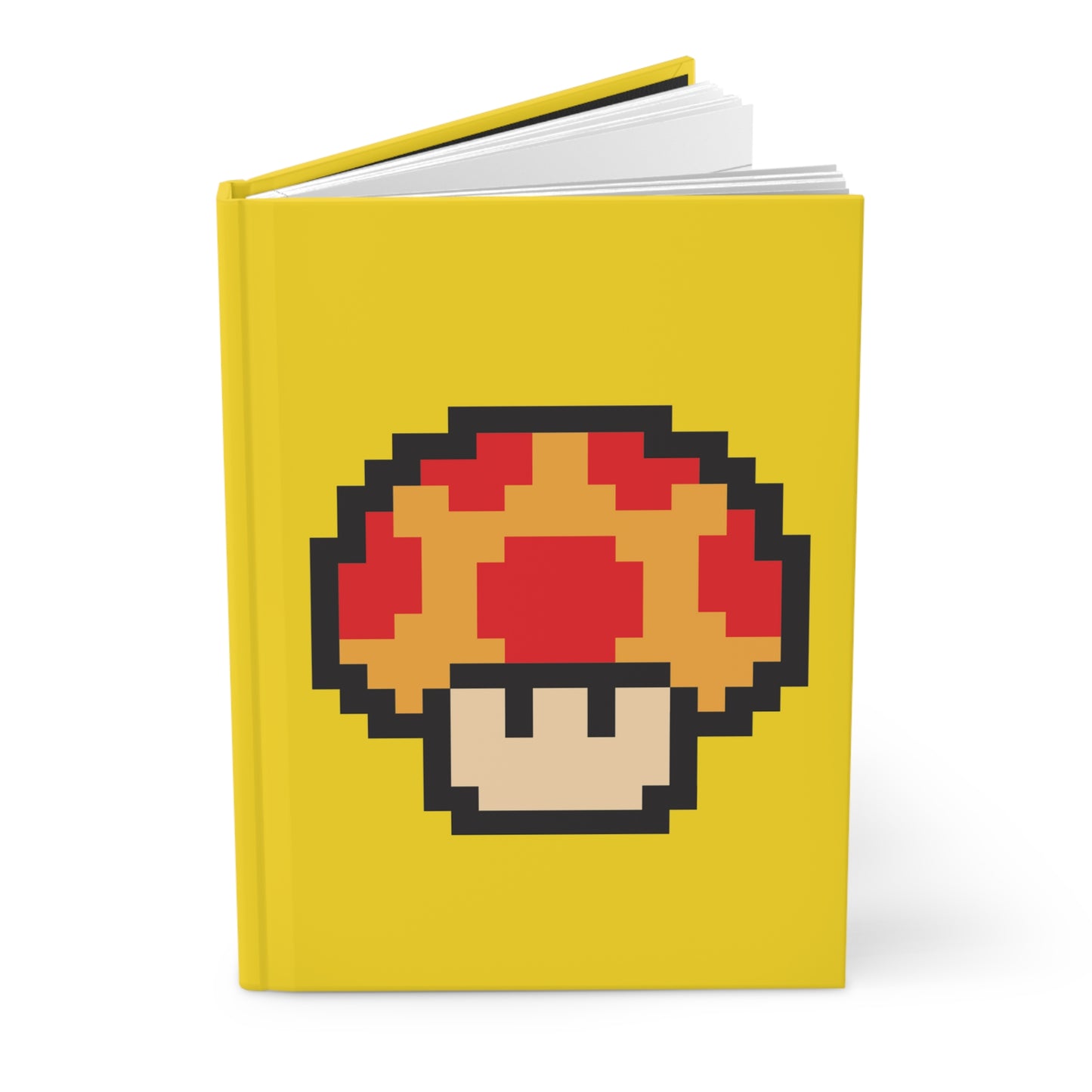 Personalized MEGA Mushroom Inspired | Hardcover Journal 5.75"x8" | 150 lined pages | Perfect Video Gamer Gift