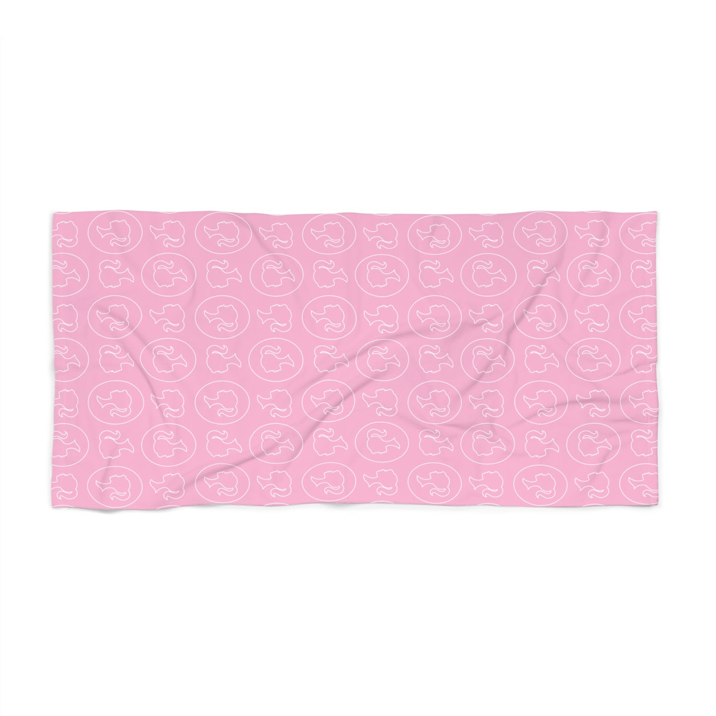 Barbie/Kate Spade Inspired Beach Towel, Pastel Pink, Mother's Day Gift for Wife, Girlfriend, Best Friend, MOH