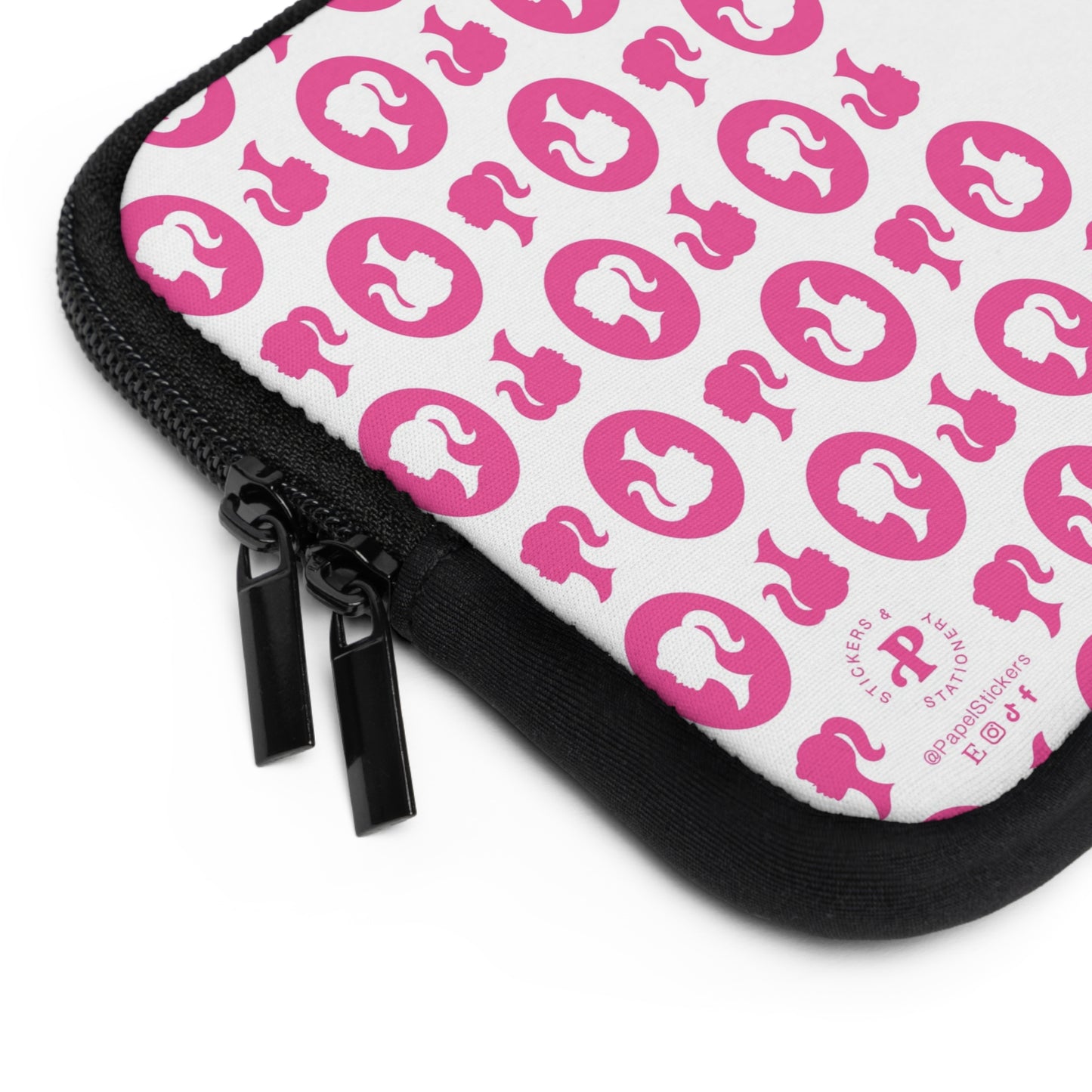 Barbie/Kate Spade inspired Pink Laptop Sleeve | 7", 10", 13", 15", and 17" | Unique Mother's Day Gift | Custom Teacher Appreciation Gift