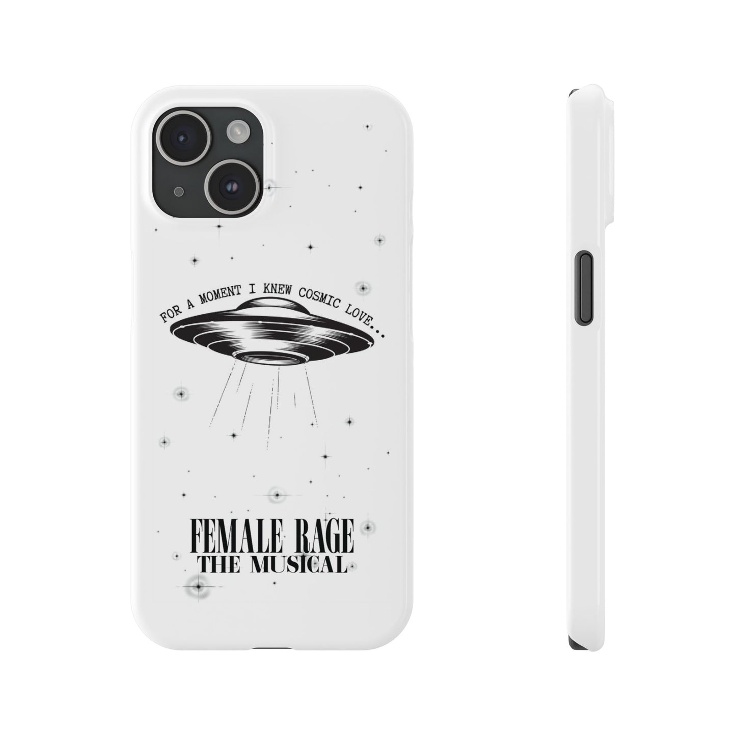 Custom Slim iPhone Cases | I knew COSMIC LOVE Personalized Name | iPhone Pro, Plus, Pro Max 15 to 7 | Unique Present Swiftie Fan Gift