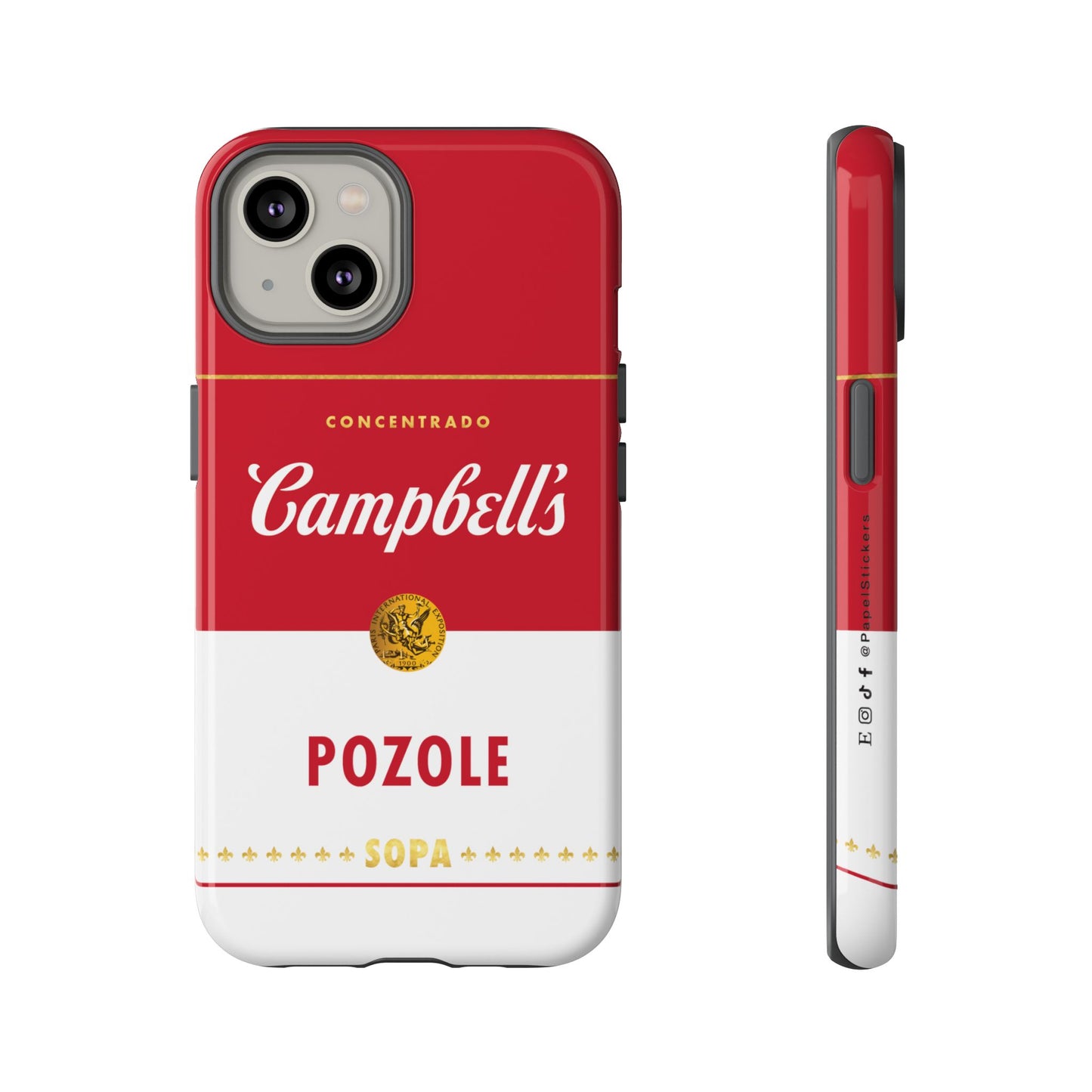 POZOLE RED Can Soup Tough iPhone Cases | iPhone 15, 14, 13, 12-7 | Unique Perfect Mother's Day Gift Wife, Girlfriend, Best Friend