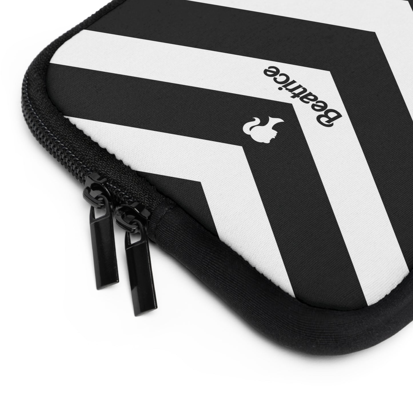 Barbie Inspired Black&White Stripes Laptop Sleeve | 7", 10", 13", 15", and 17" | Unique Mother's Day Gift | Custom Teacher Appreciation Gift