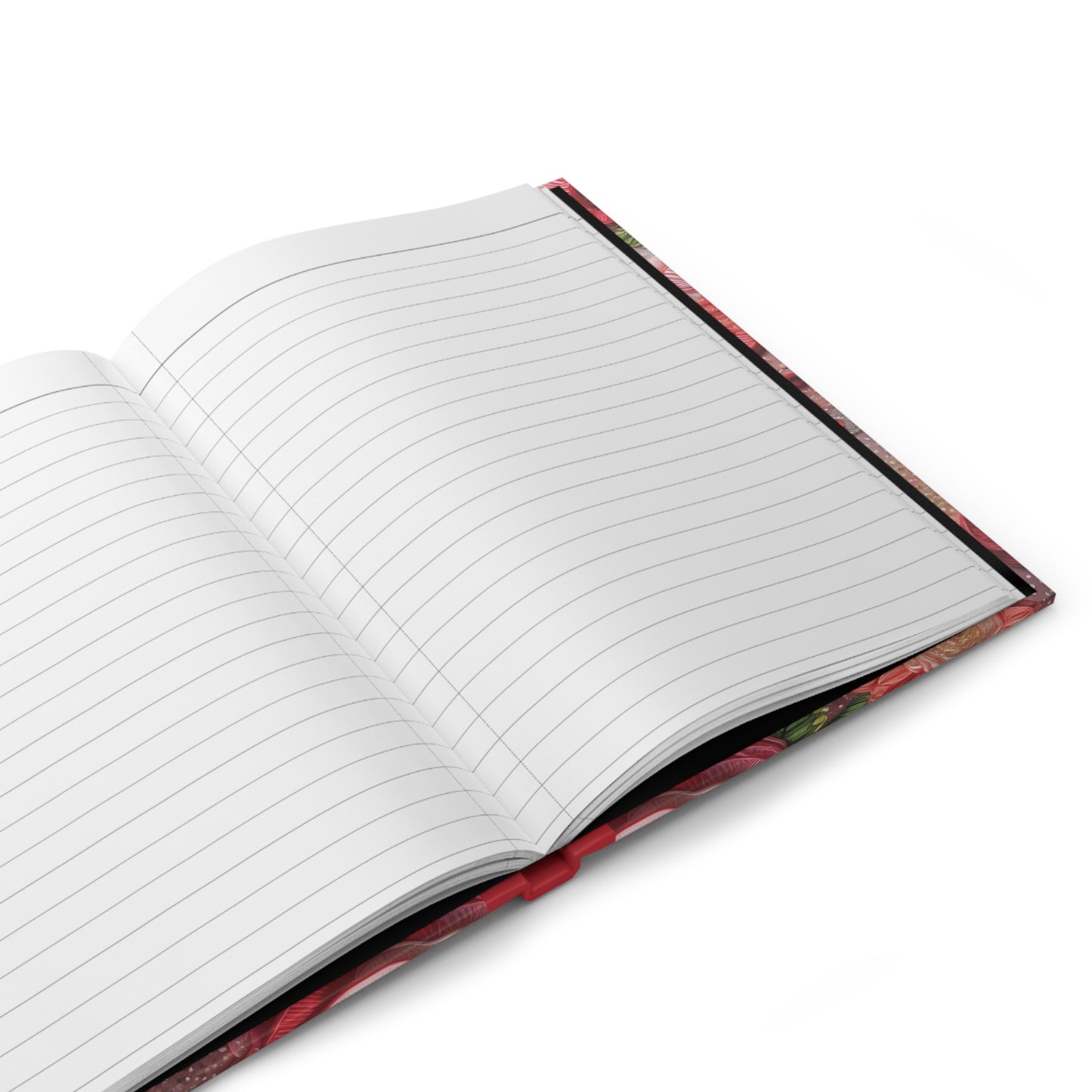 Gratitude Journal | 5.75"x8" inches | 150 lined pages (75 sheets) | Personalized Mother's Day Gift | Roses 3D Embroidery Hardcover Matte