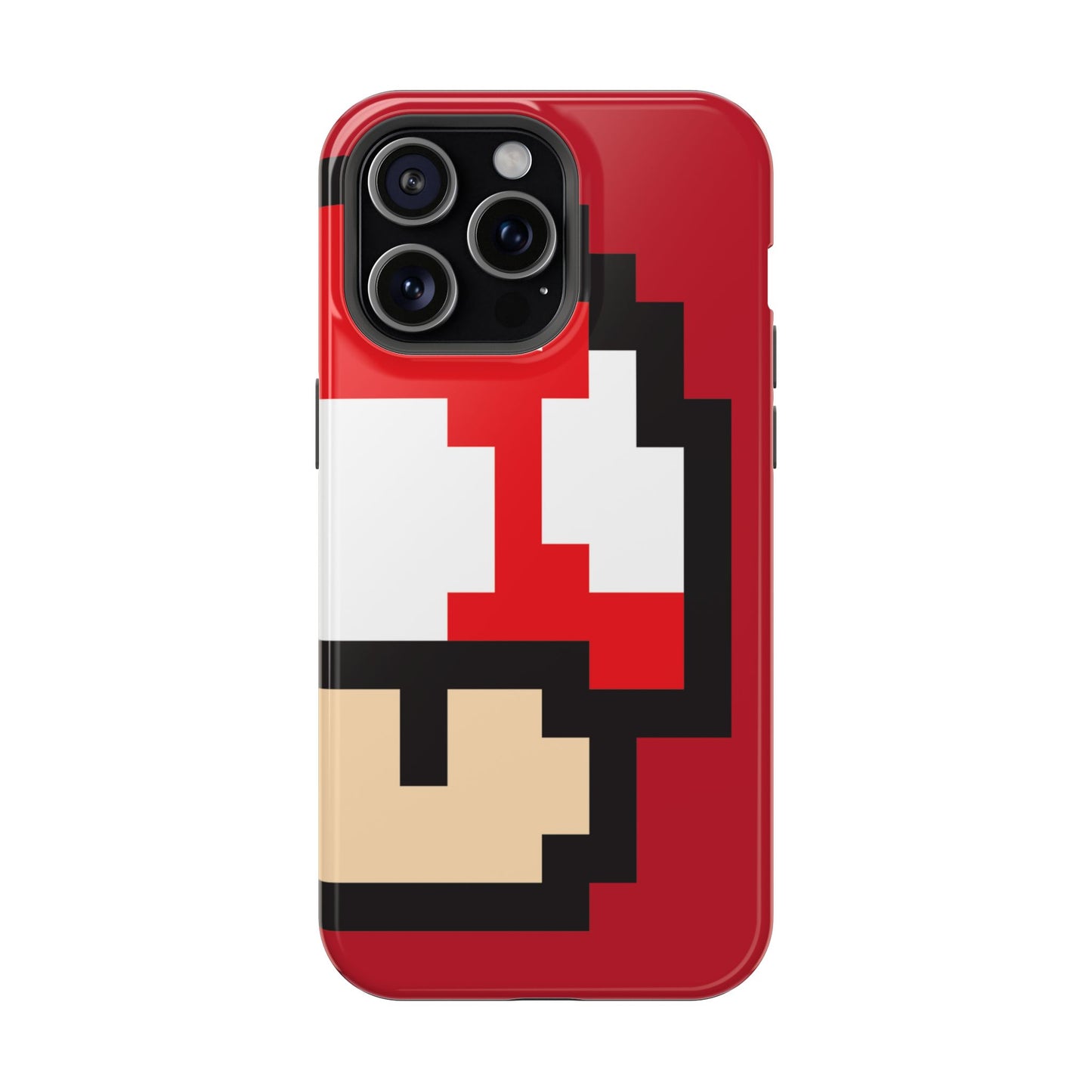 MagSafe Tough Mario Red Case | iPhone 15, 14, 13 | Perfect Unique Valentine's Day Gift for Gamer