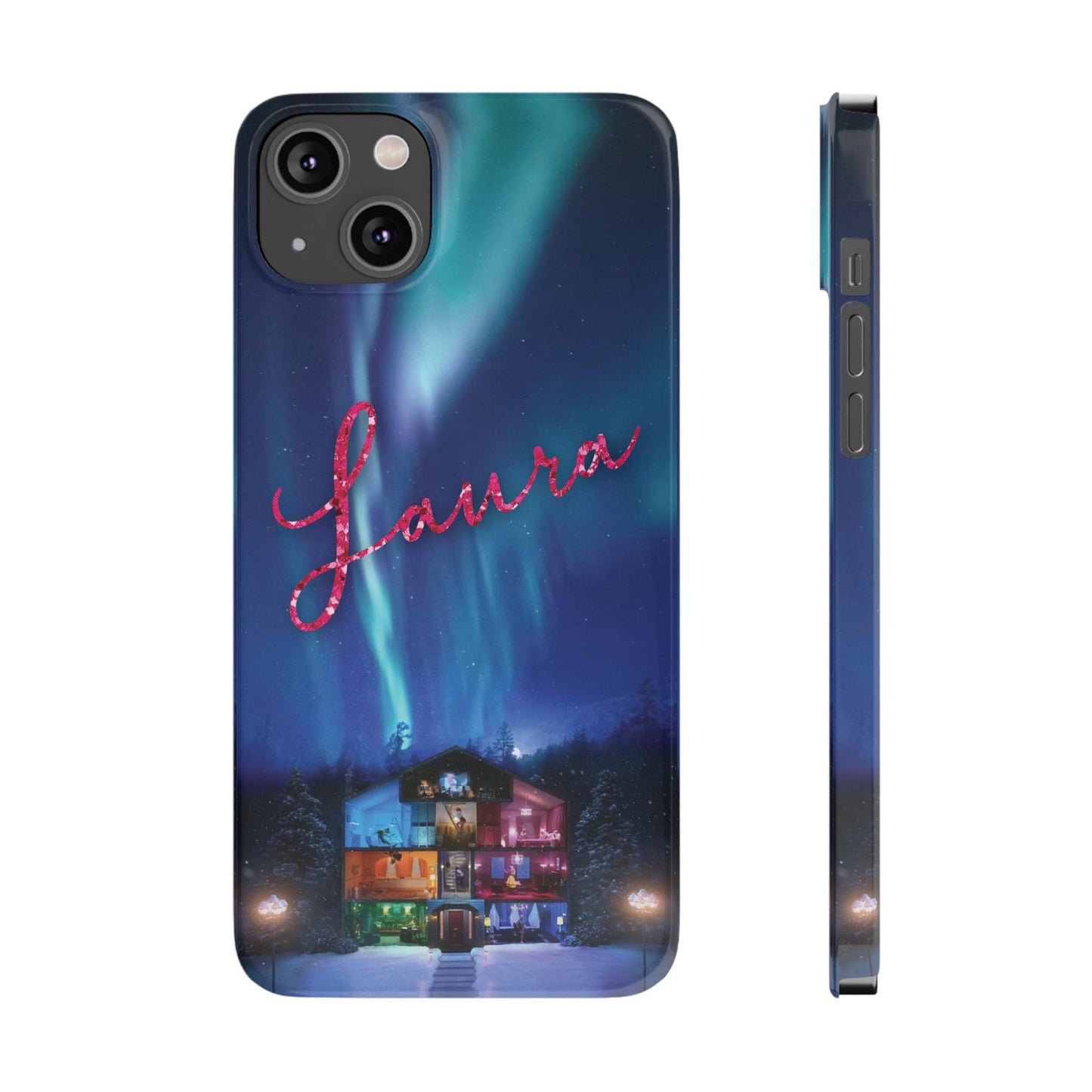 Custom Slim iPhone Cases | LOVER HOUSE Personalized Name | iPhone Mini, Pro, Plus, Pro Max 15 to 7 | Perfect Unique Present Swiftie Fan Gift