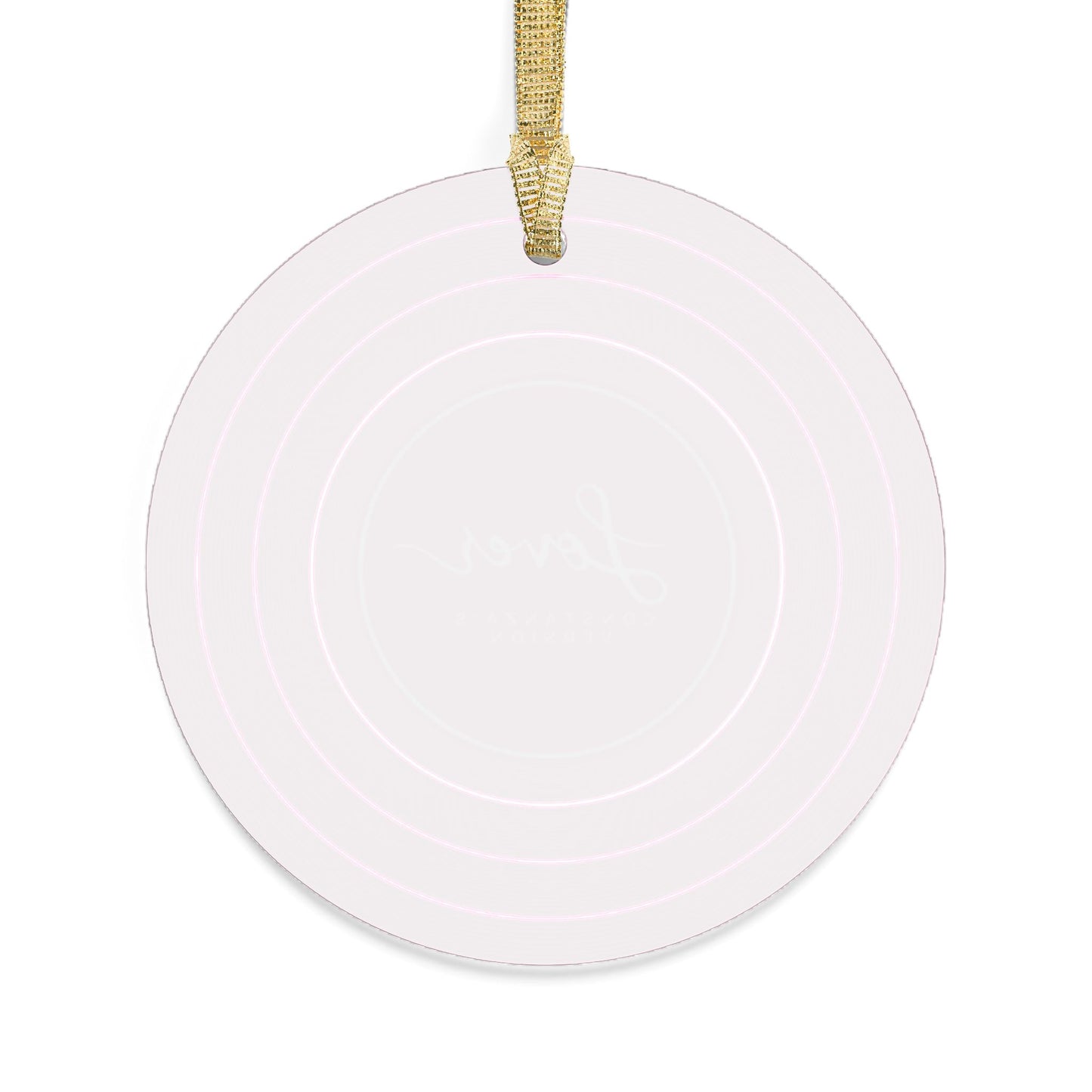 Personalized Acrylic Ornaments, LOVER Pink Vinyl Record | CUSTOM VERSION, Name or Era | 4" x 4" | Swiftie Gift Fan Present