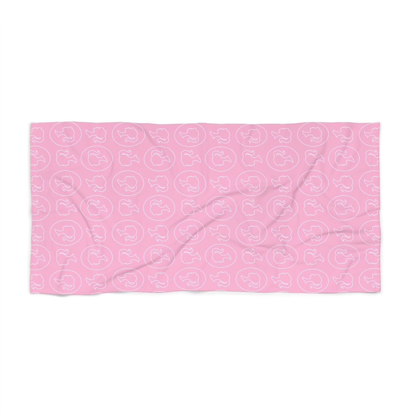 Barbie/Kate Spade Inspired Beach Towel, Pastel Pink, Mother's Day Gift for Wife, Girlfriend, Best Friend, MOH