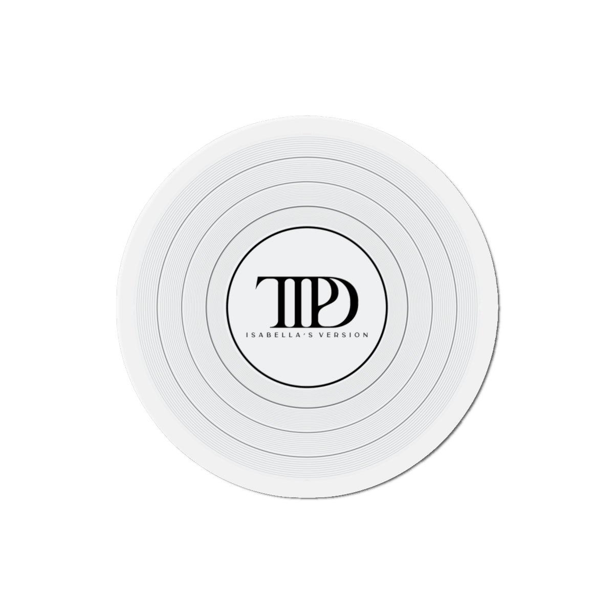 Personalized TTPD Die-Cut Magnets, CUSTOM VERSION's Name | 2", 3", 4", 5" & 6" round | Swiftie Proud Member of the Torture Poets Department