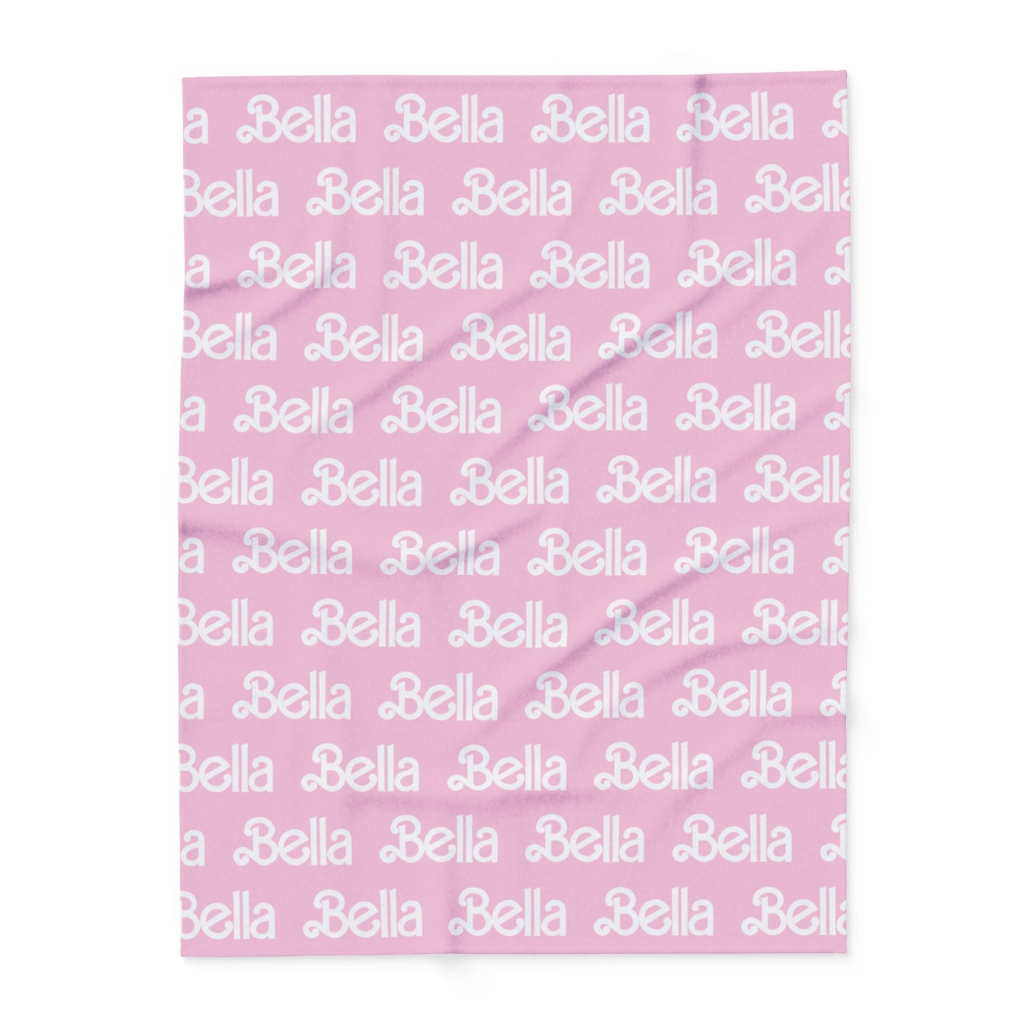 PERSONALIZED Doll FONT Plush BLANKET | Hot or Light Pink , 30x40", 50x60" and 60x80" | Swiftie Personalized Gift Unique Present | T.S. Merch