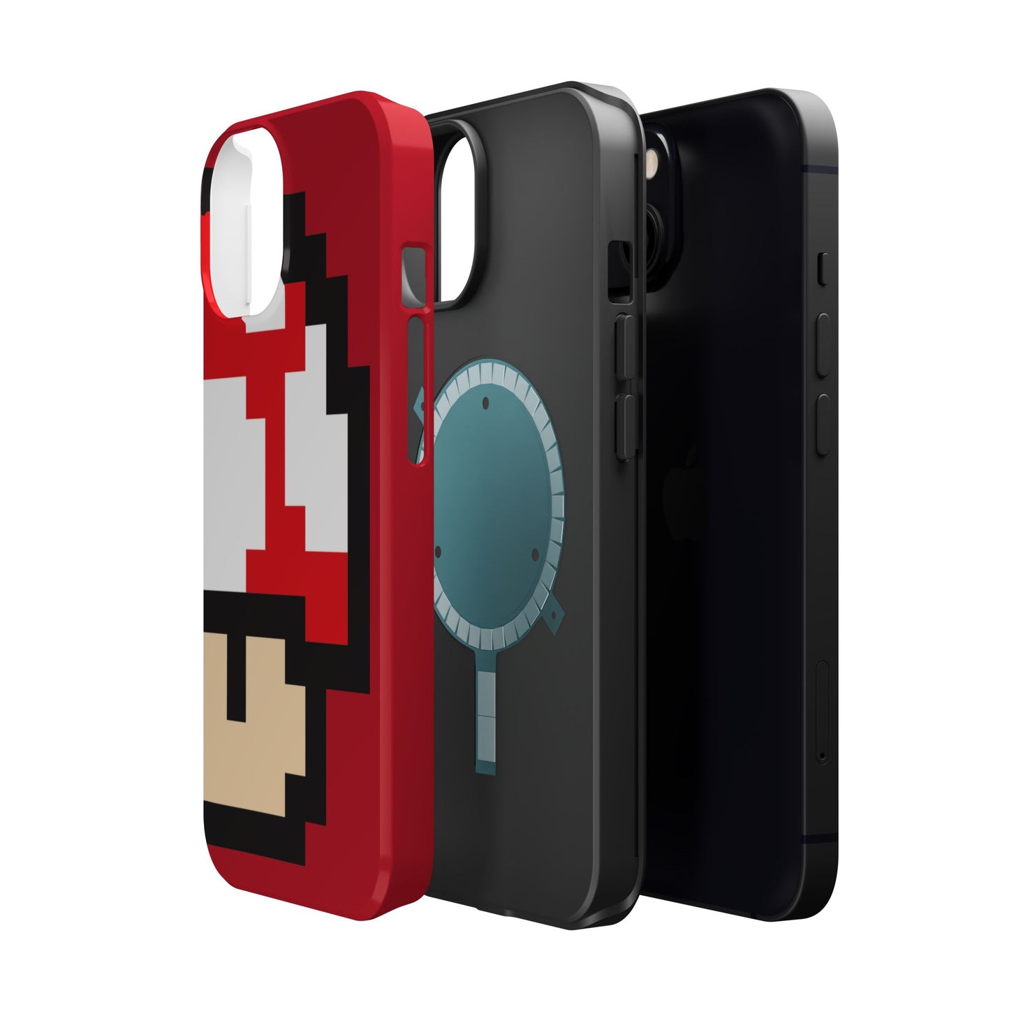 MagSafe Tough Mario Red Case | iPhone 15, 14, 13 | Perfect Unique Valentine's Day Gift for Gamer