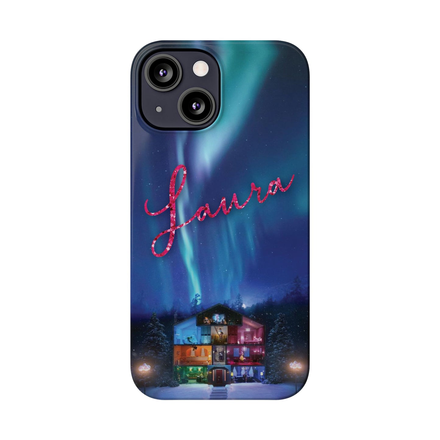 Custom Slim iPhone Cases | LOVER HOUSE Personalized Name | iPhone Mini, Pro, Plus, Pro Max 15 to 7 | Perfect Unique Present Swiftie Fan Gift