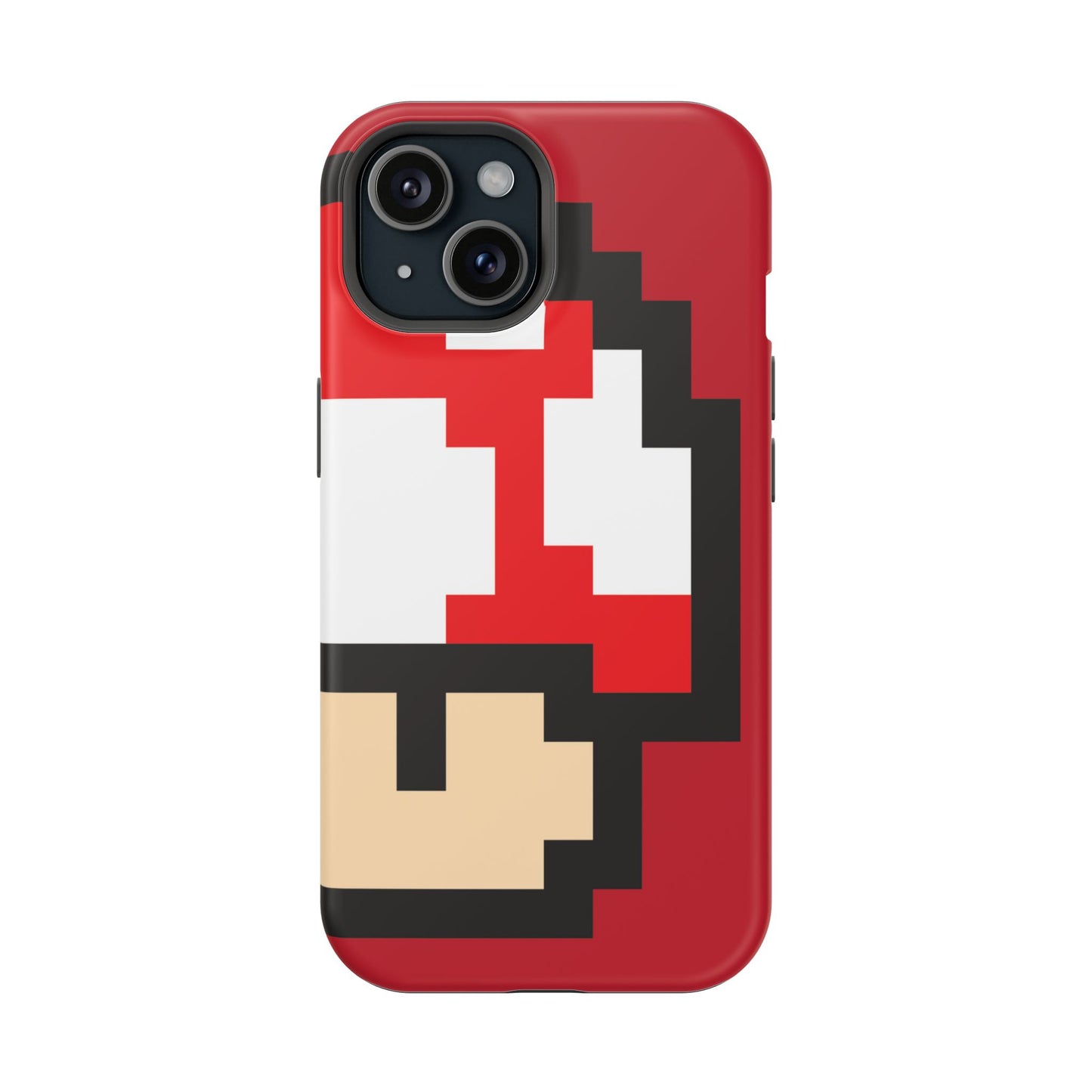 MagSafe Tough Mario Red Case | iPhone 15, 14, 13 | Perfect Unique Valentine's Day Gift for Gamer