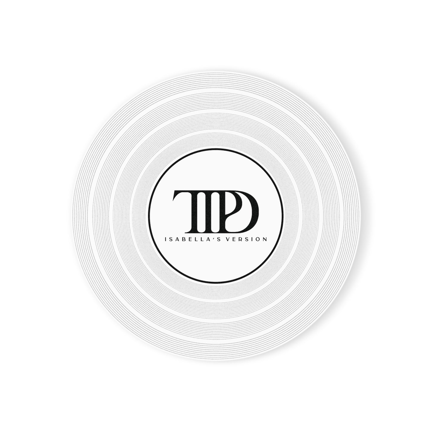 Personalized TTPD Cork Back Coaster CUSTOM VERSION's Name | 4" x 4" | Swiftie Gift Proud Member of the Torture Poets Department