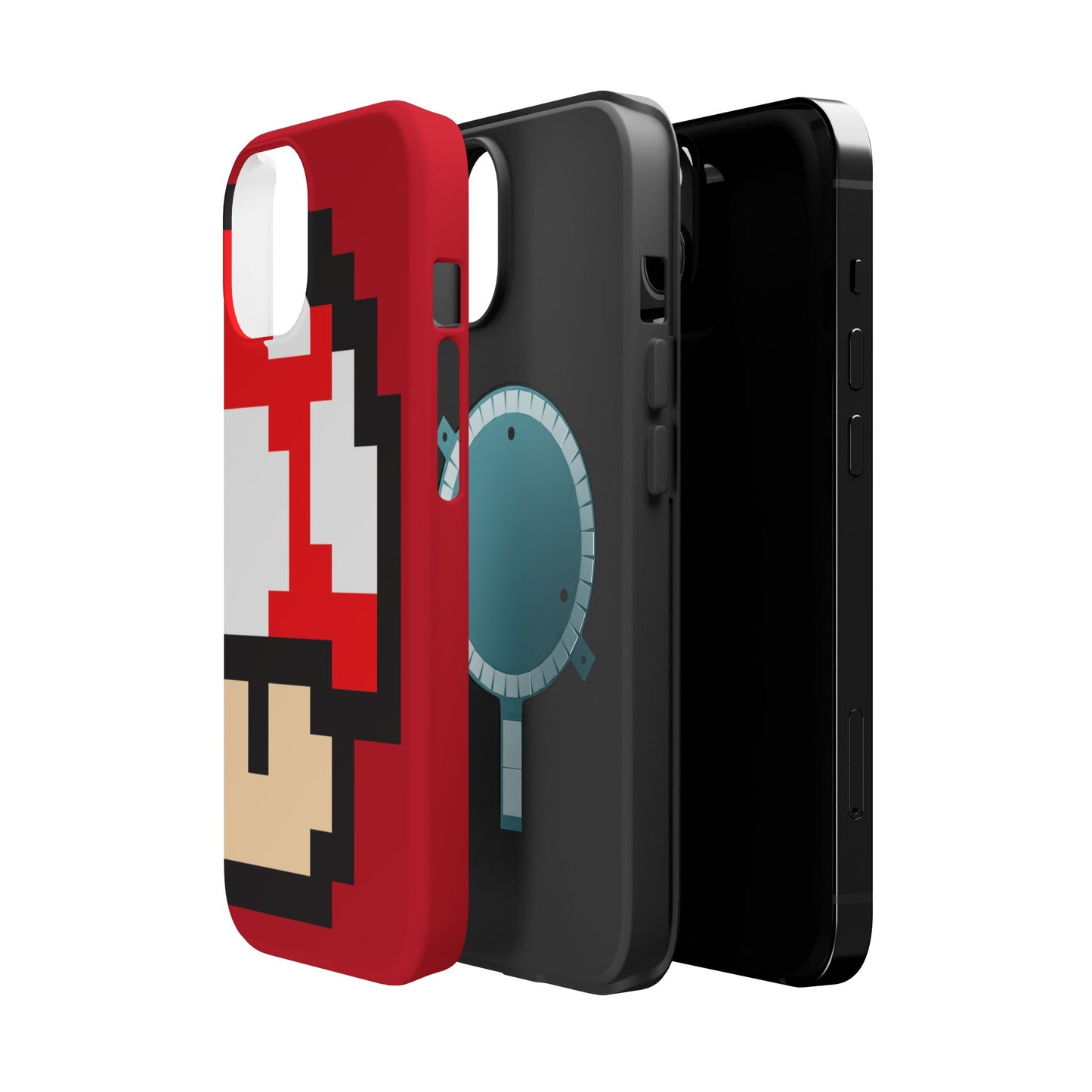 MagSafe Tough Mario Red Case | iPhone 15, 14, 13 | Perfect Unique Valentine's Day Gift for Gamer