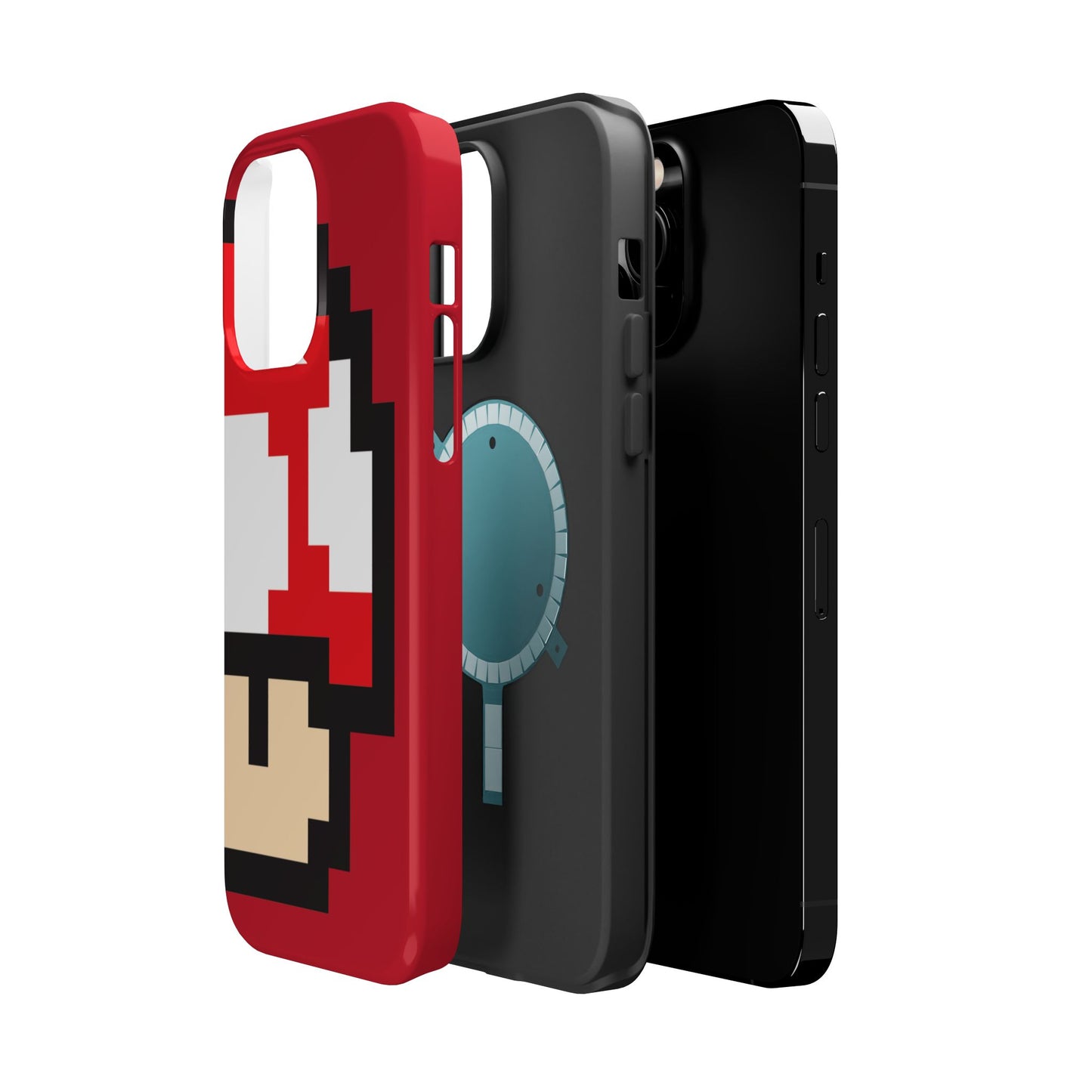 MagSafe Tough Mario Red Case | iPhone 15, 14, 13 | Perfect Unique Valentine's Day Gift for Gamer