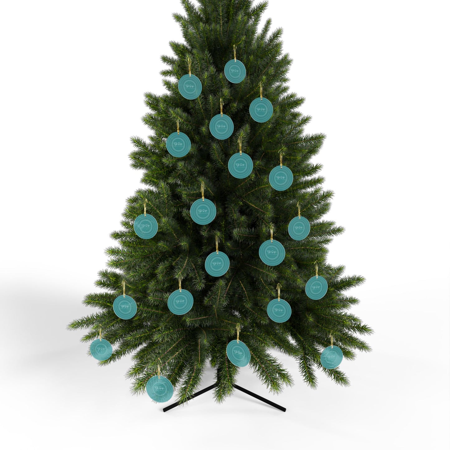 Personalized Acrylic Ornaments, AQUA BLUE Vinyl Record | CUSTOM Version, Name or Era | 4" x 4" | Swiftie Gift Fan Present