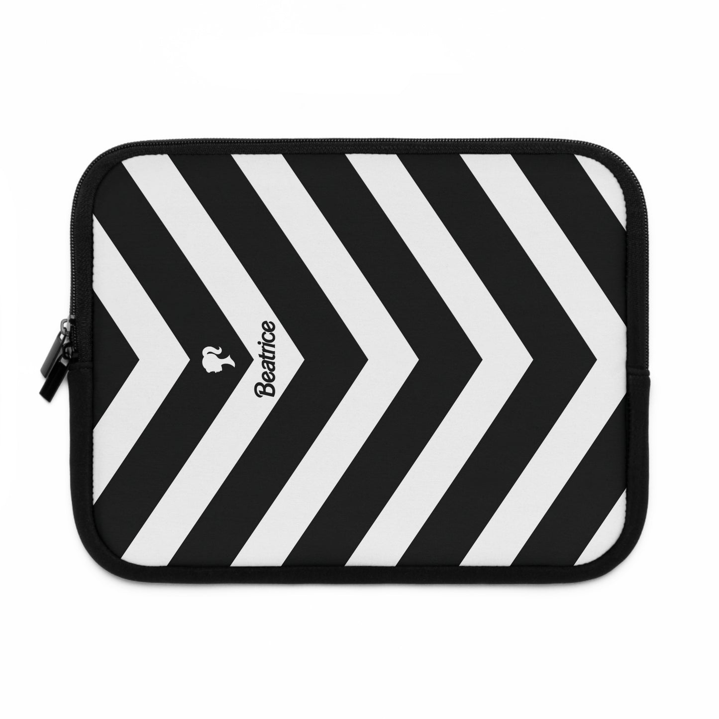 Barbie Inspired Black&White Stripes Laptop Sleeve | 7", 10", 13", 15", and 17" | Unique Mother's Day Gift | Custom Teacher Appreciation Gift