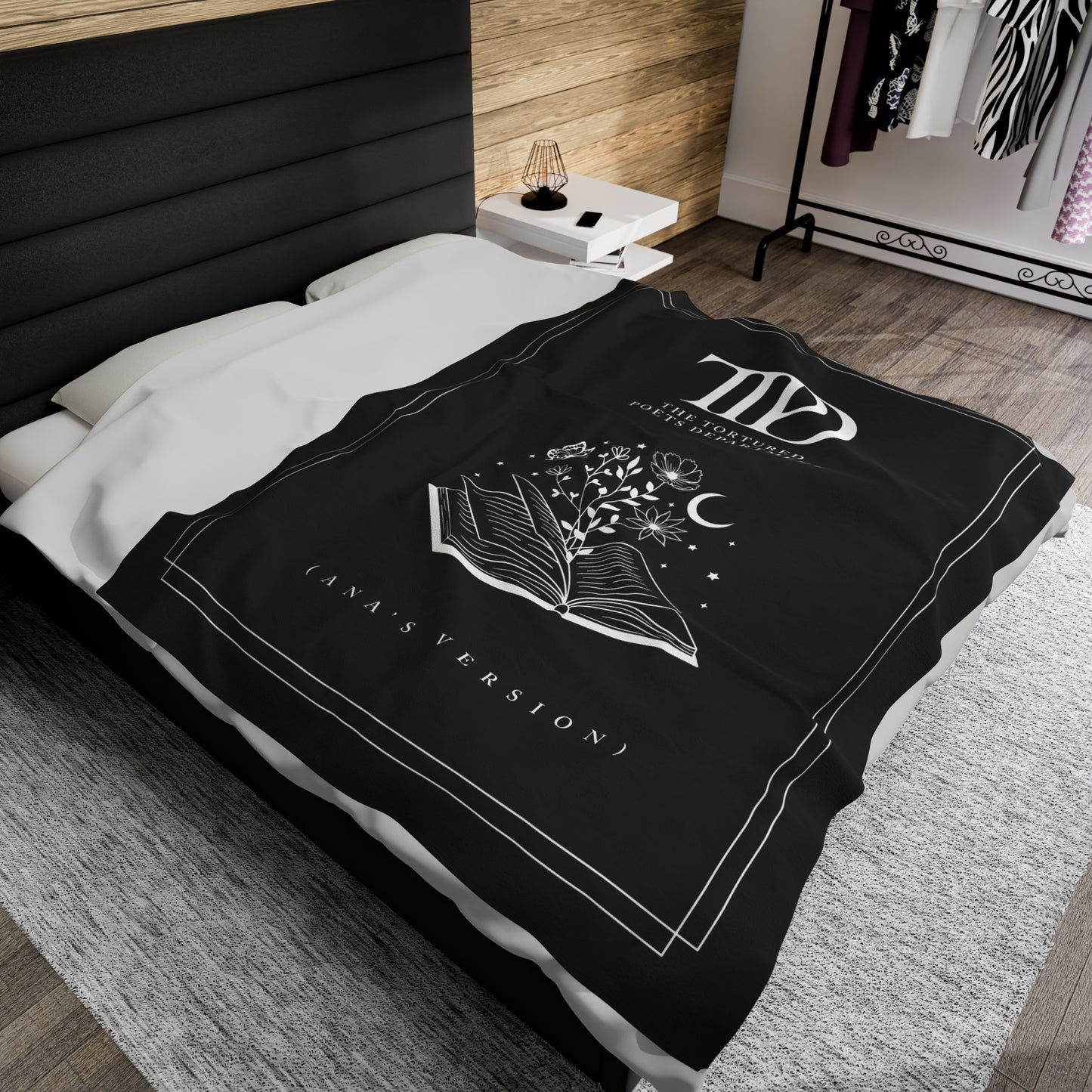 Personalized TTPD Plush BLANKET, CUSTOM Version's Name | 30x40", 50x60" and 60x80" | Swiftie Proud Member of the Torture Poets Department