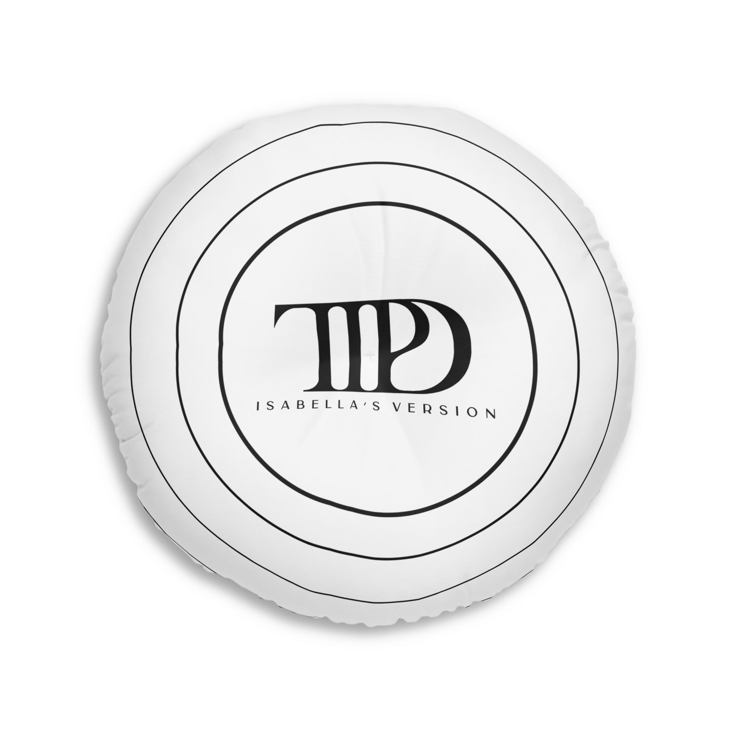 Personalized TTPD Tufted Floor Pillow, CUSTOM VERSION's Name | 30" x 30" & 26" x 26" | Swiftie Proud Member of the Torture Poets Department