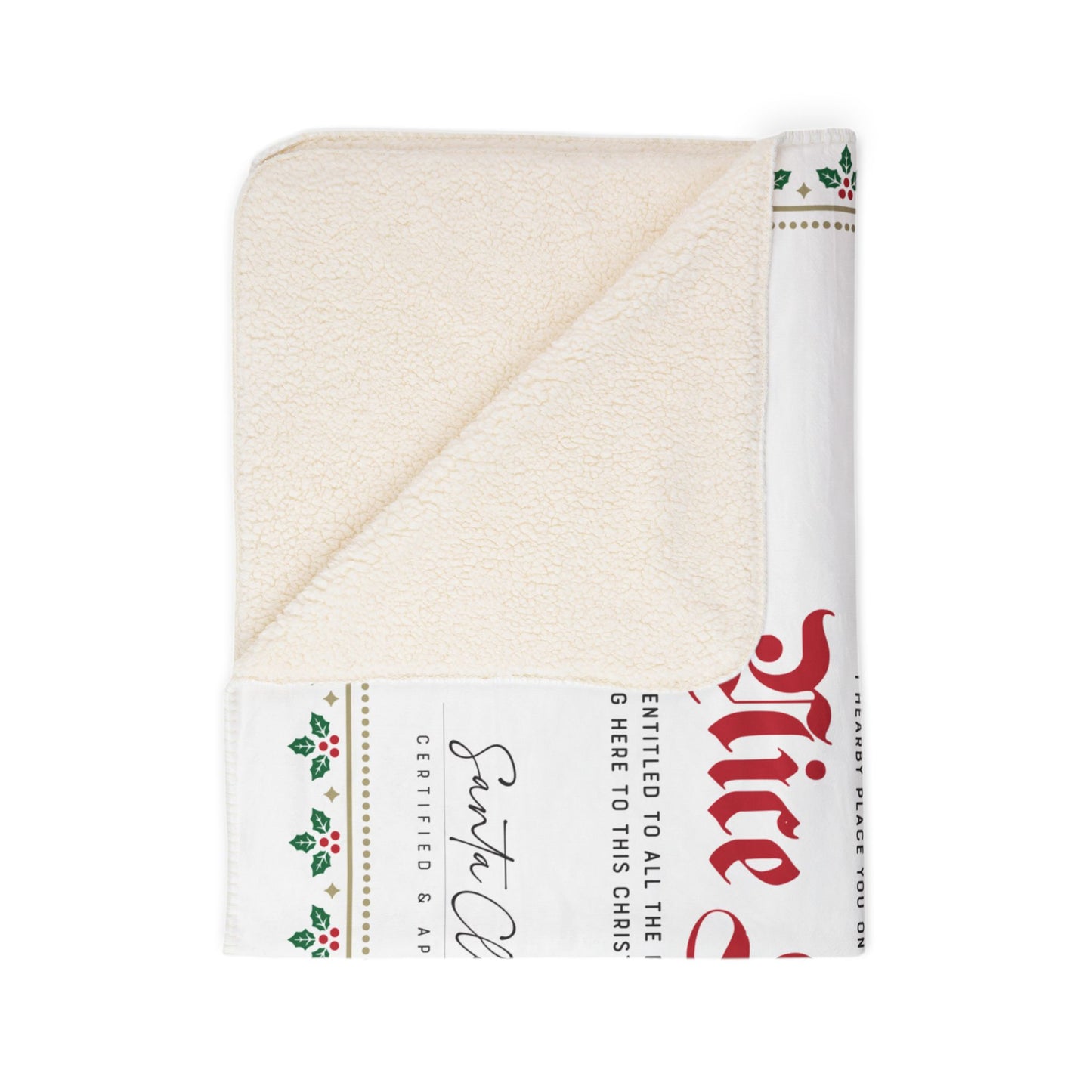 Fleece Sherpa Blanket