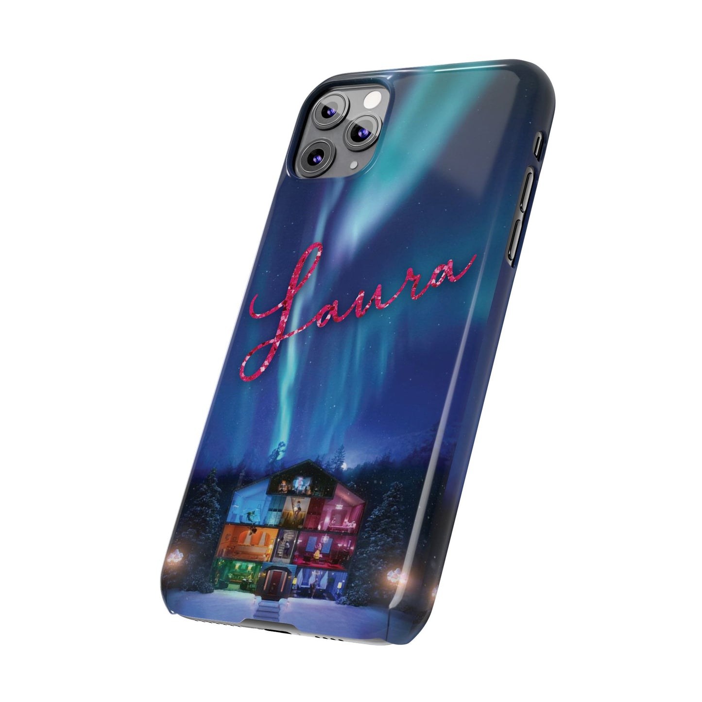Custom Slim iPhone Cases | LOVER HOUSE Personalized Name | iPhone Mini, Pro, Plus, Pro Max 15 to 7 | Perfect Unique Present Swiftie Fan Gift