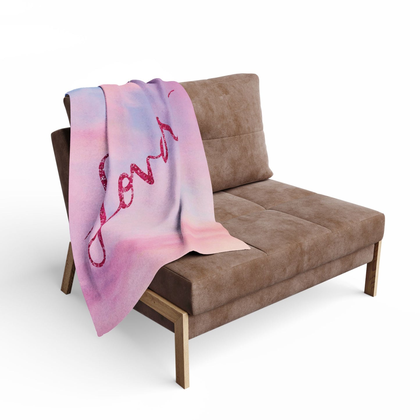 LOVER Pink Clouds Plush BLANKET | 30x40", 50x60" and 60x80" | Swiftie Personalized Gift Unique Present | T.S. Merch