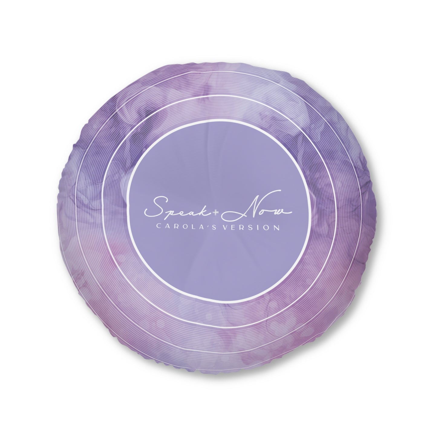 Personalized Tufted Floor Pillow, SPEAK NOW Purple Haze Vinyl Record l CUSTOM Version Name and Era | 30"x30" & 26"x26" | Swiftie Gift Fan