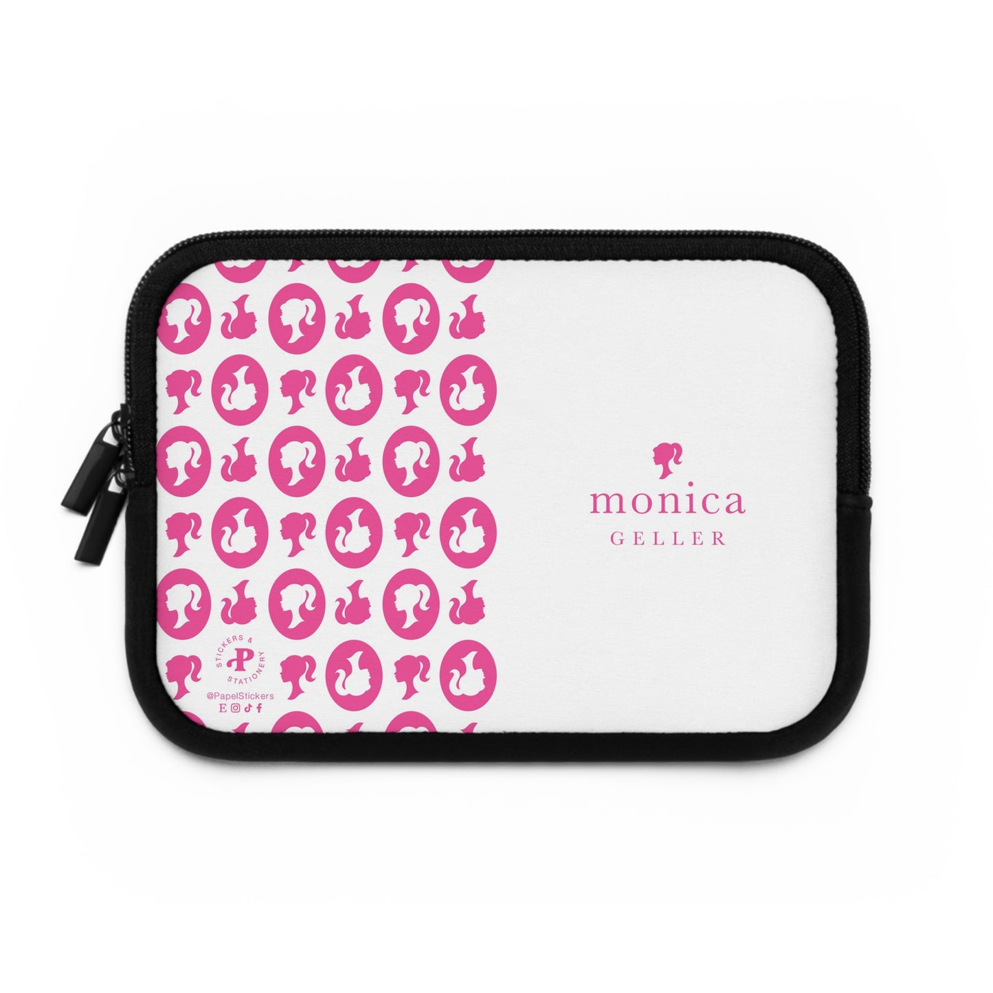 Barbie/Kate Spade inspired Pink Laptop Sleeve | 7", 10", 13", 15", and 17" | Unique Mother's Day Gift | Custom Teacher Appreciation Gift