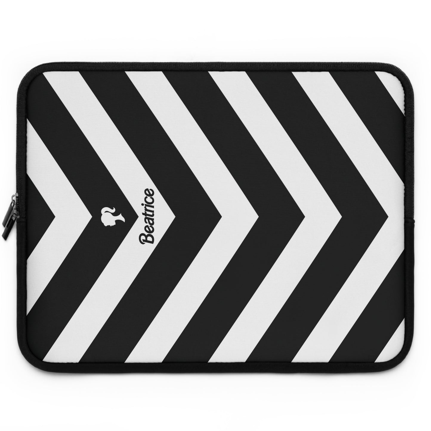 Barbie Inspired Black&White Stripes Laptop Sleeve | 7", 10", 13", 15", and 17" | Unique Mother's Day Gift | Custom Teacher Appreciation Gift