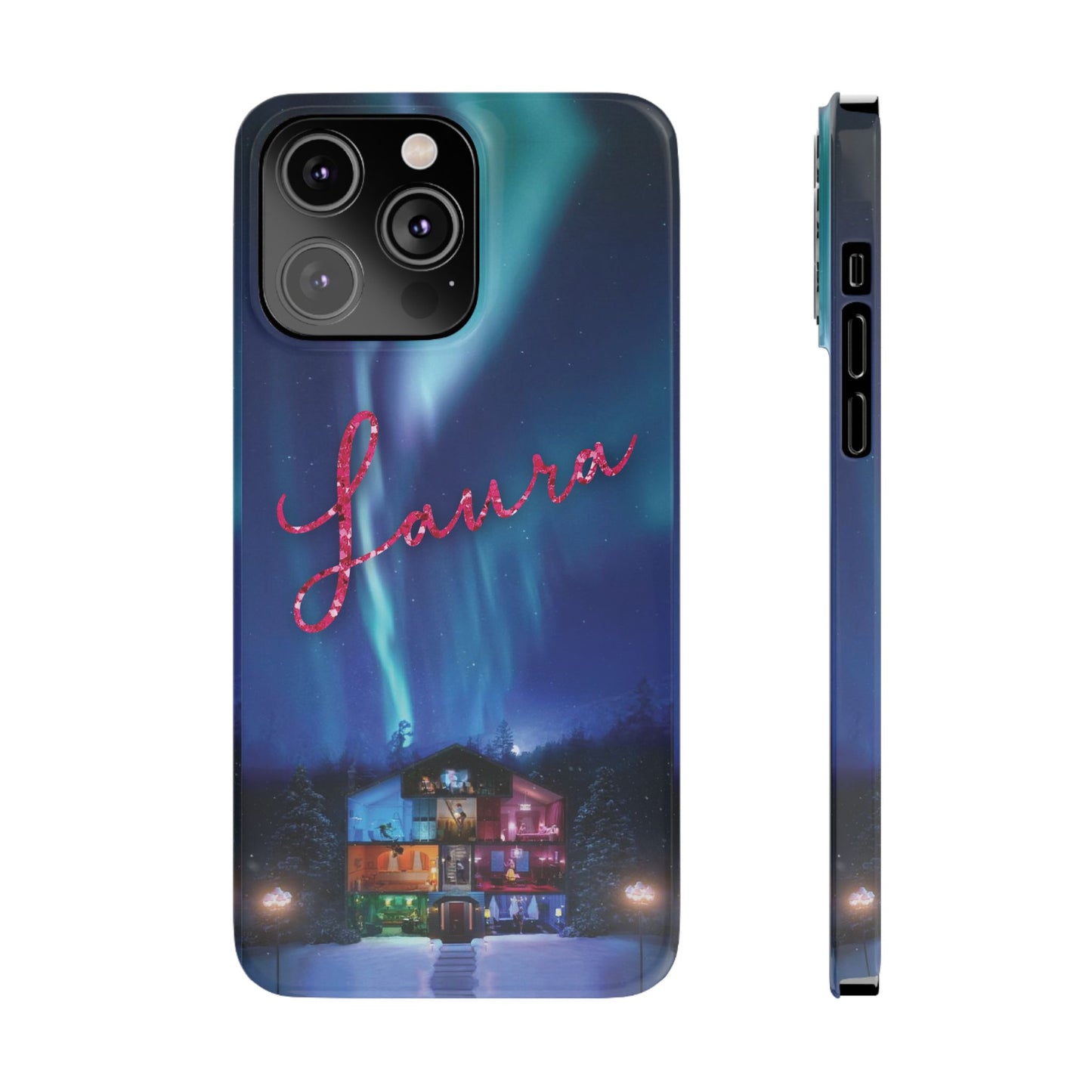 Custom Slim iPhone Cases | LOVER HOUSE Personalized Name | iPhone Mini, Pro, Plus, Pro Max 15 to 7 | Perfect Unique Present Swiftie Fan Gift
